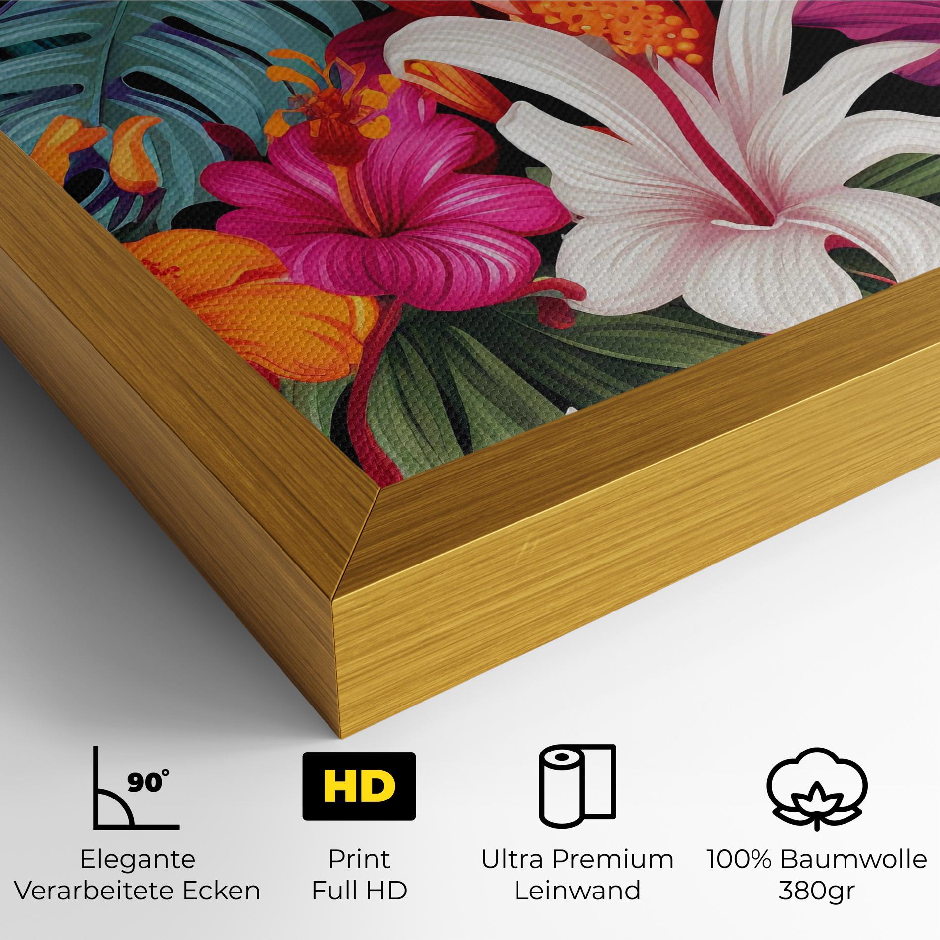 Leinwandbild Exotic Patern mockup 4
