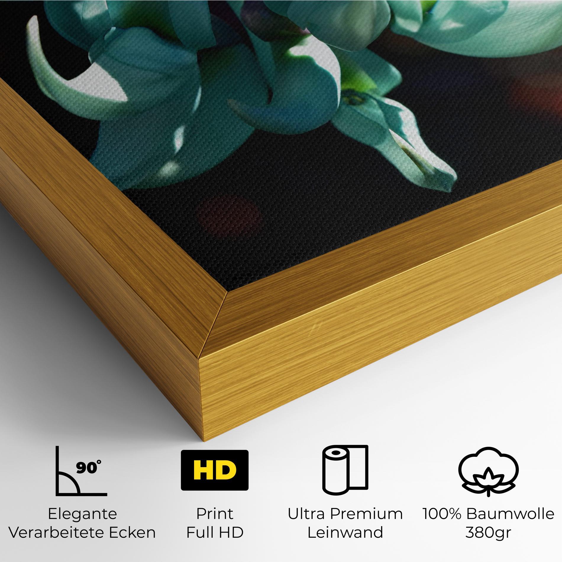 Leinwandbild Pastel Green Plant mockup 4