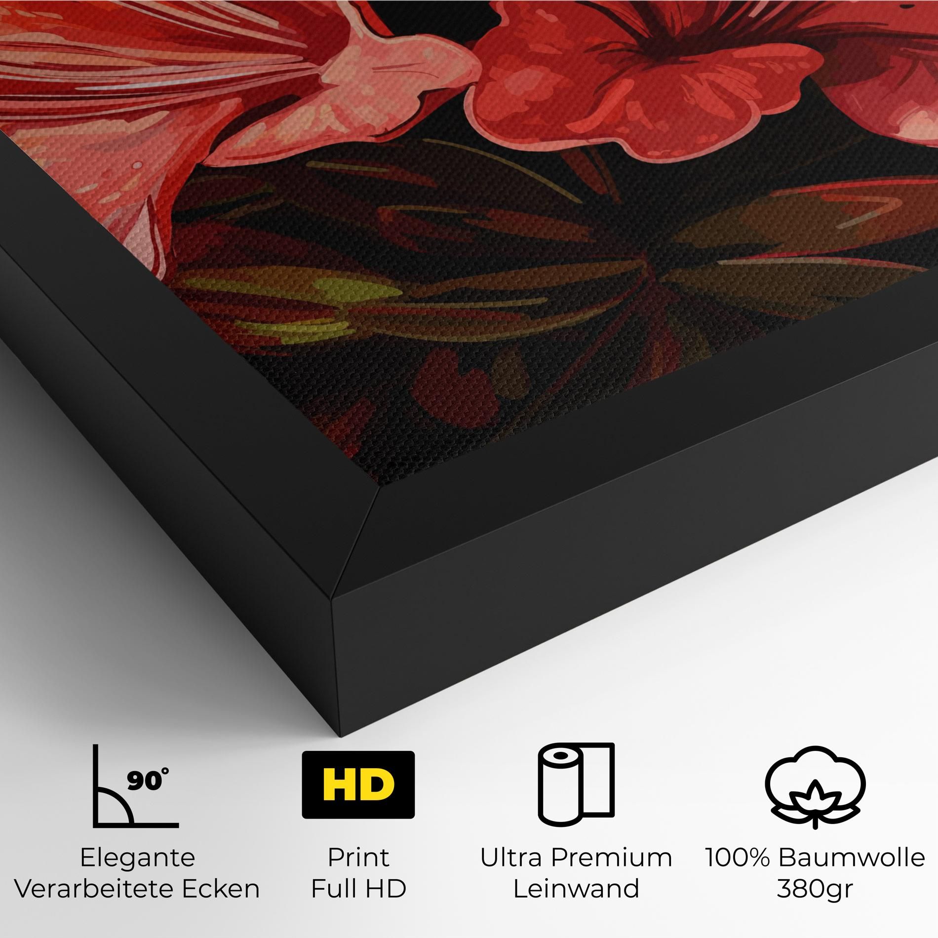 Art Exotic Flower mockup 4