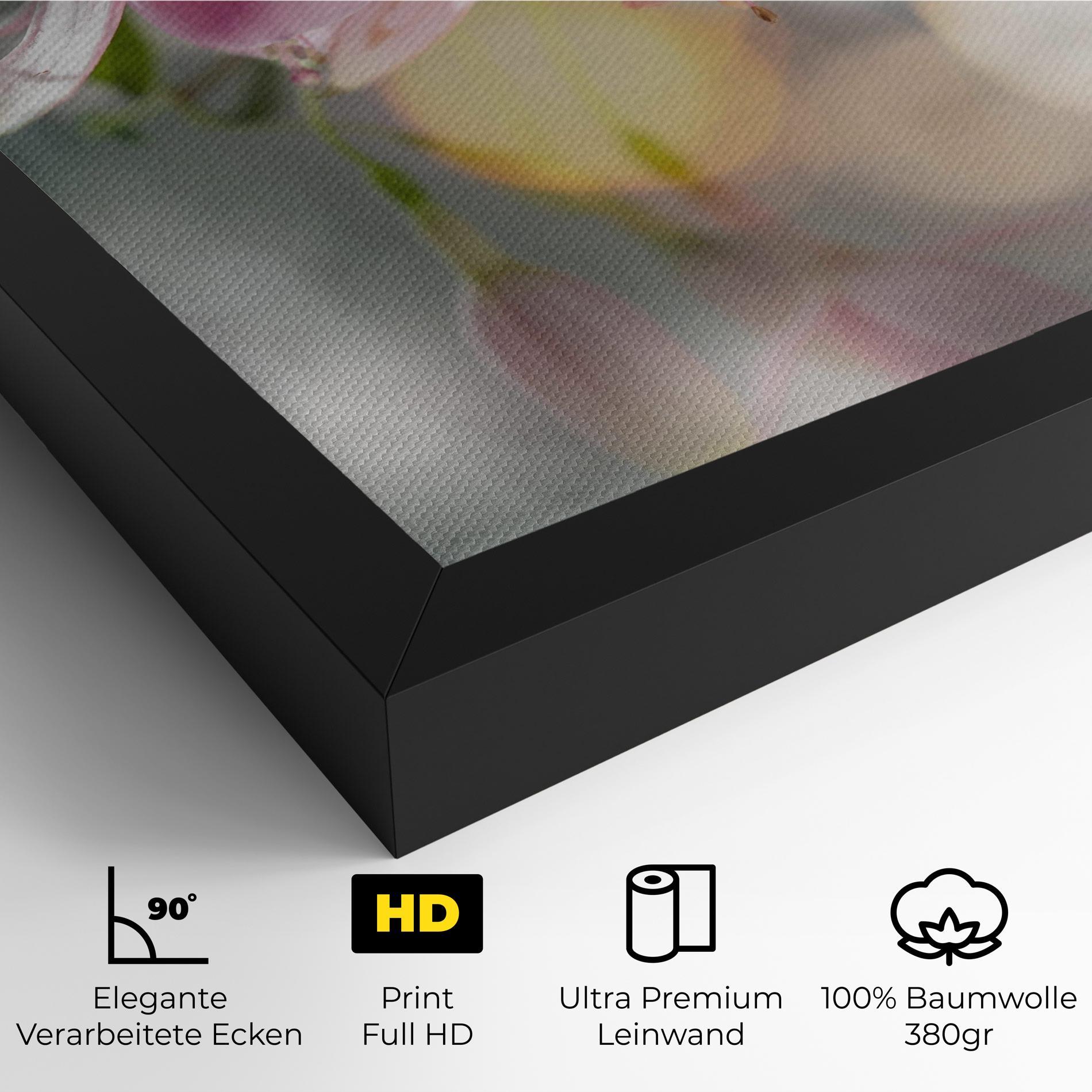 Leinwandbild Dreamy Pink Exotic mockup 4