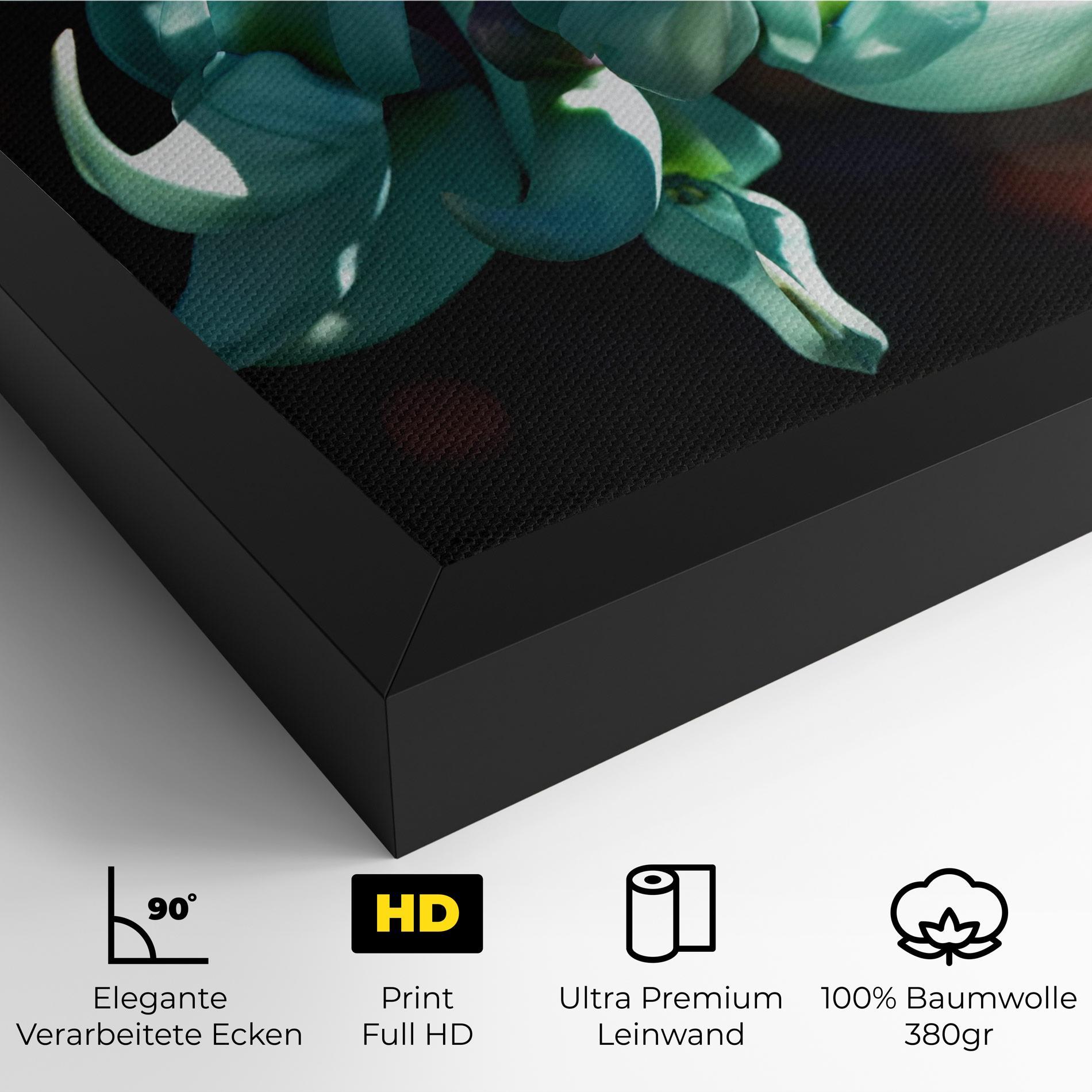 Leinwandbild Pastel Green Plant mockup 4