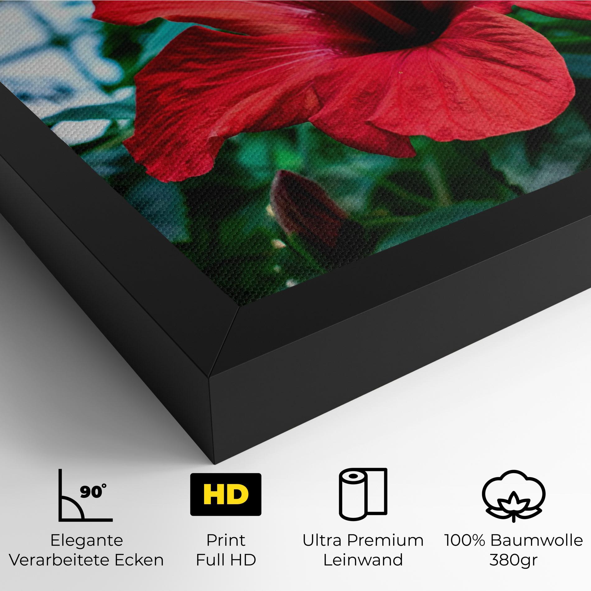Leinwandbild Red Exotic Plant mockup 4