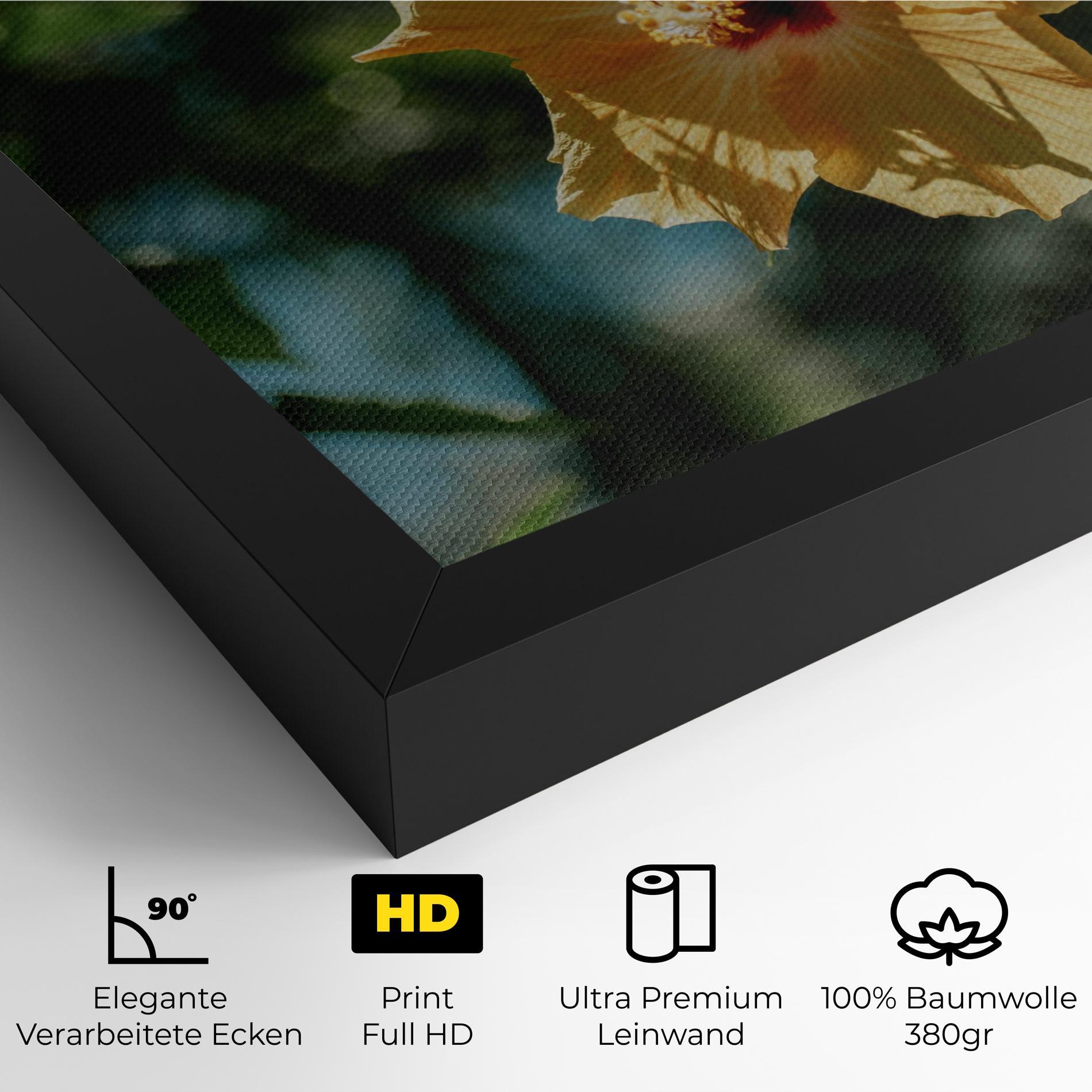 Leinwandbild Yellow Pretty Exotic mockup 4