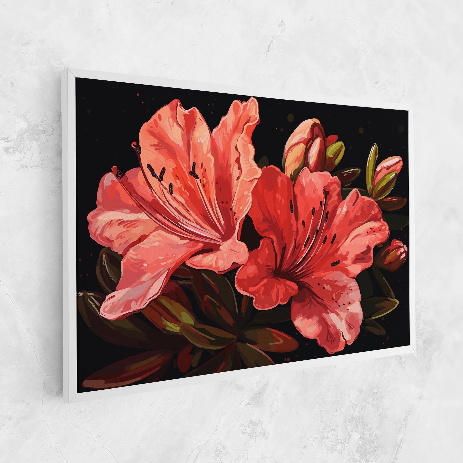 Art Exotic Flower mockup 1