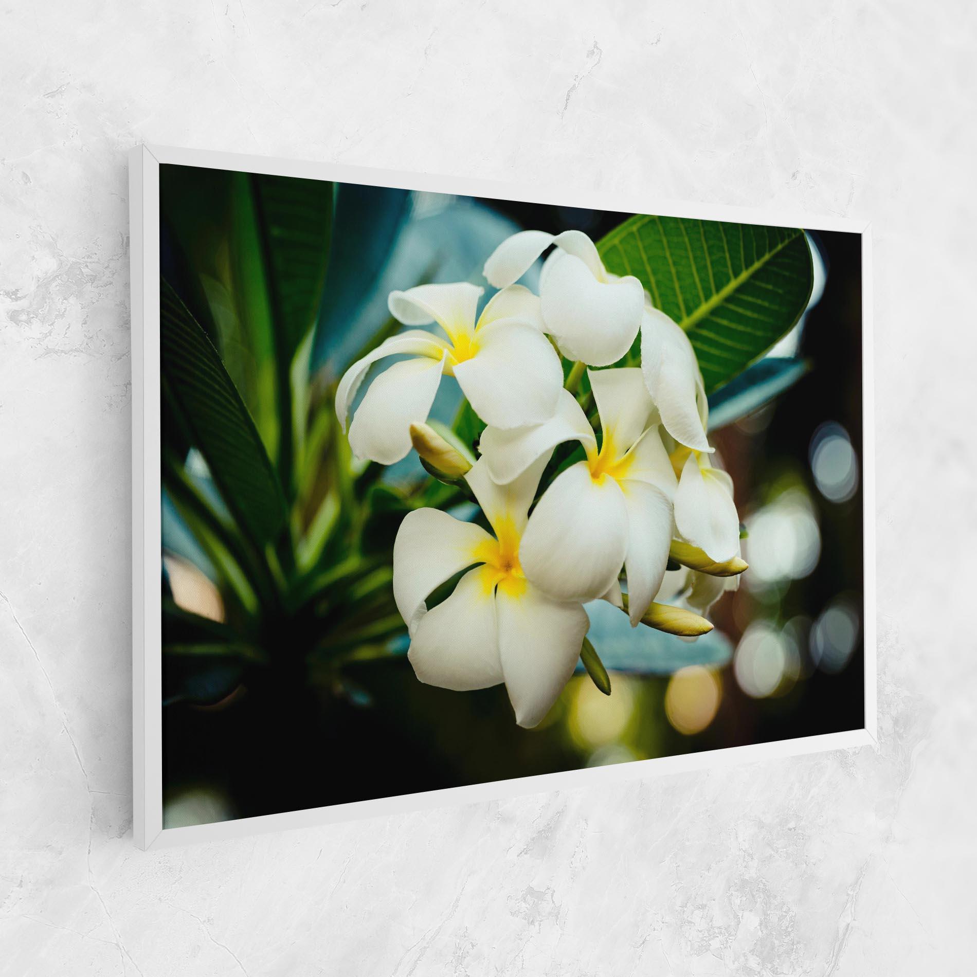 Leinwandbild Beautiful White Exotic mockup 1