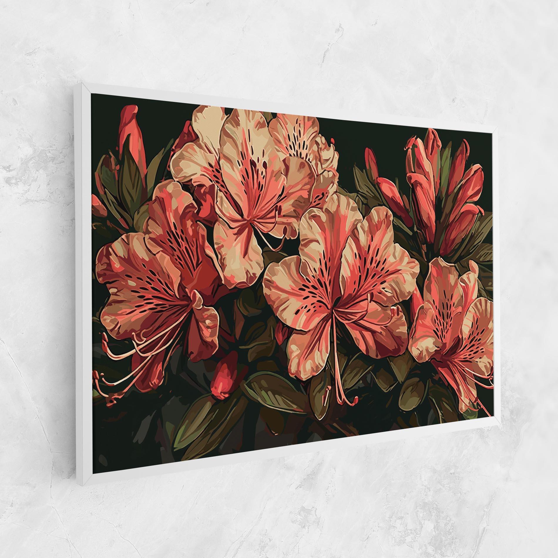 Leinwandbild Cream Exotic Art mockup 1