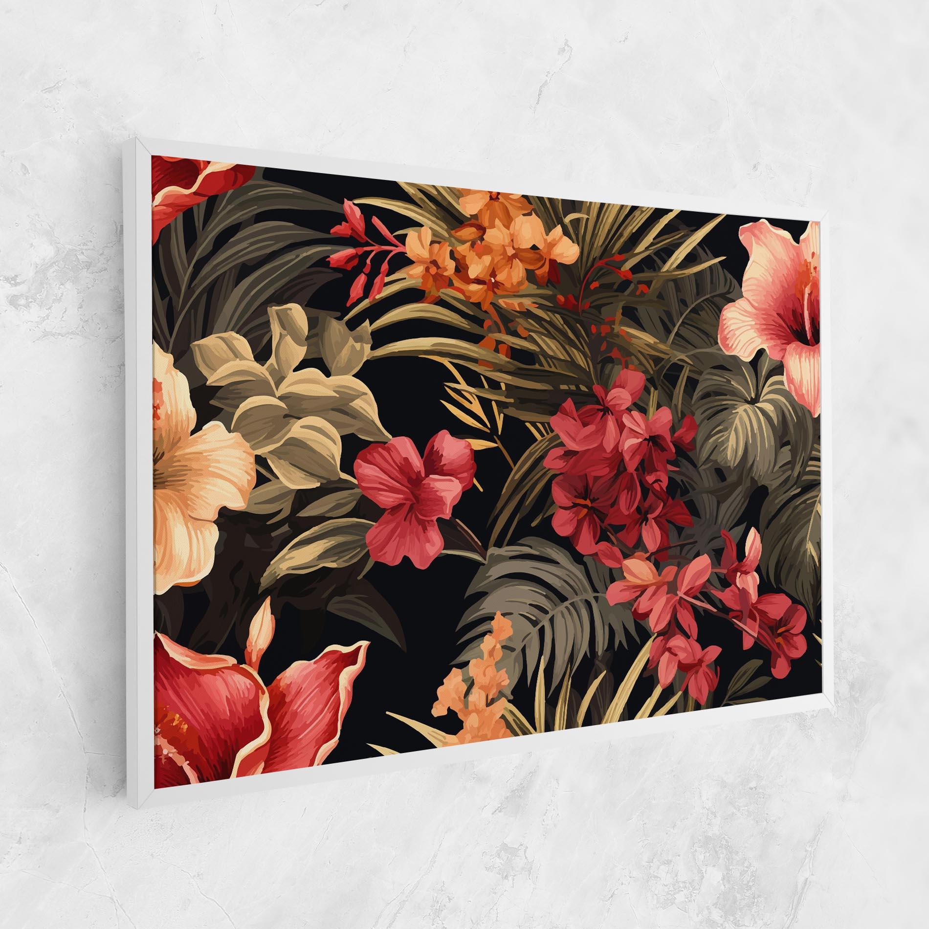 Leinwandbild Exotic Flower Plant mockup 1