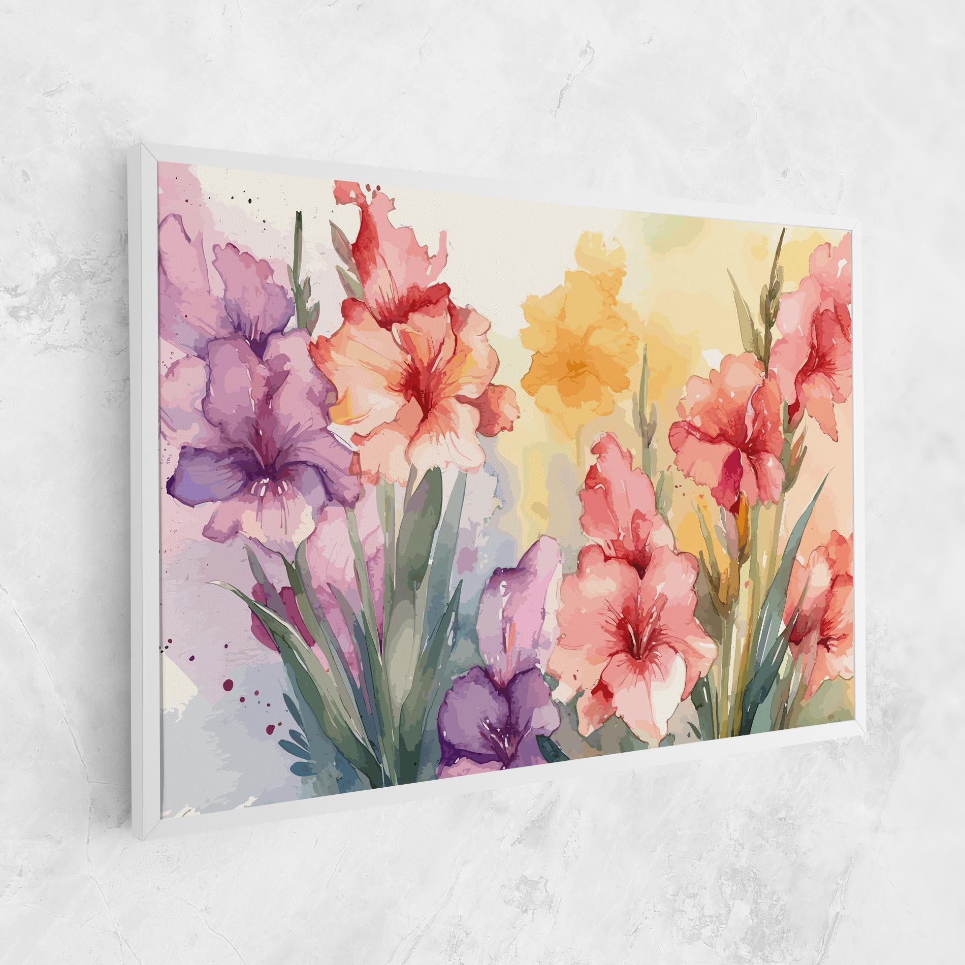 Leinwandbild Exotic Watercolor mockup 1