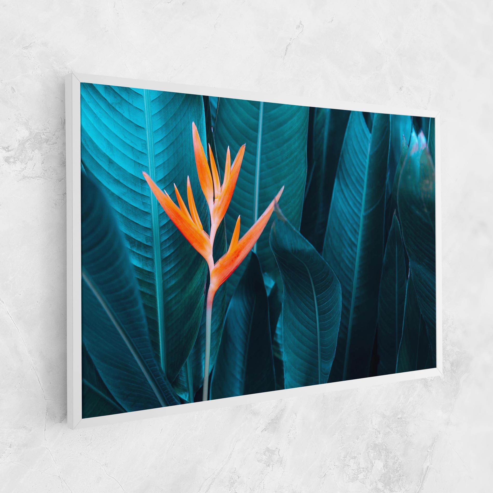 Leinwandbild Orange Green Exotic mockup 1