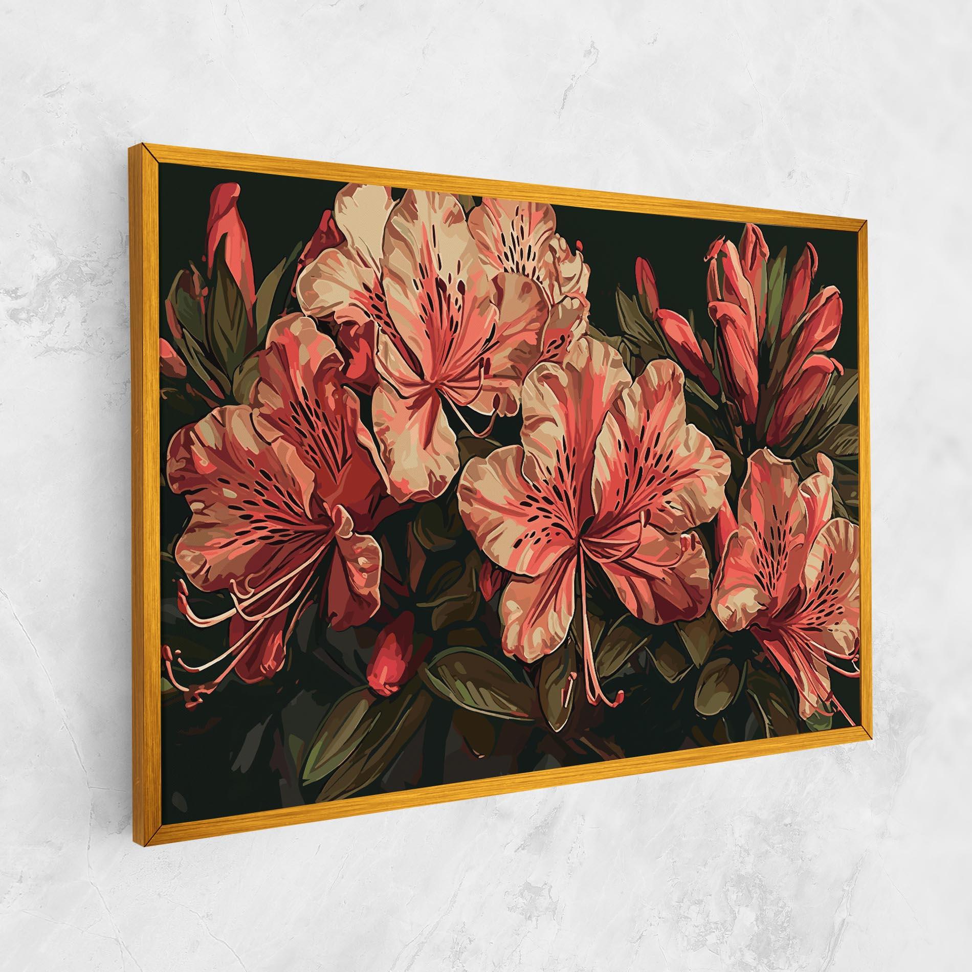 Leinwandbild Cream Exotic Art mockup 1