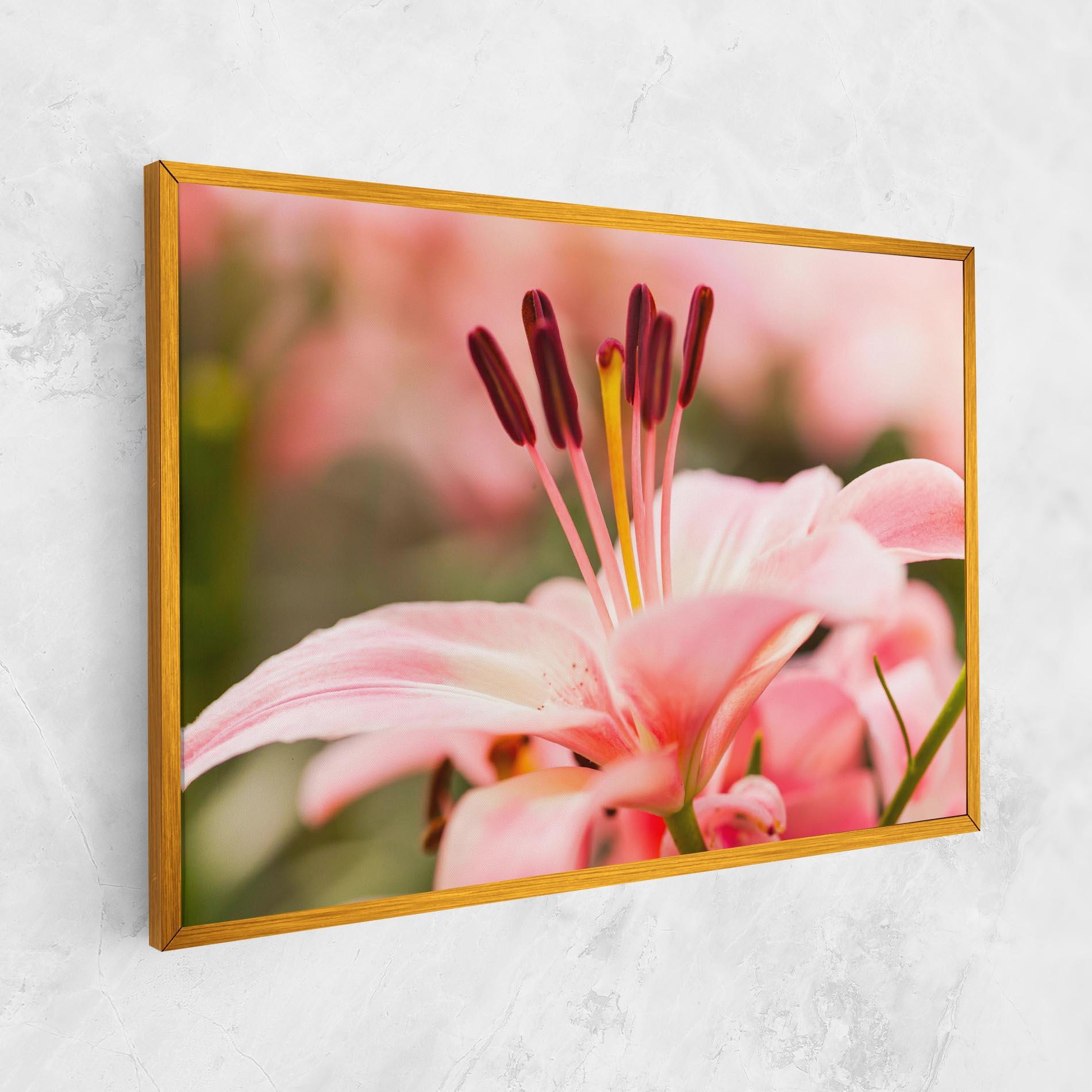 Leinwandbild Flower mockup 1