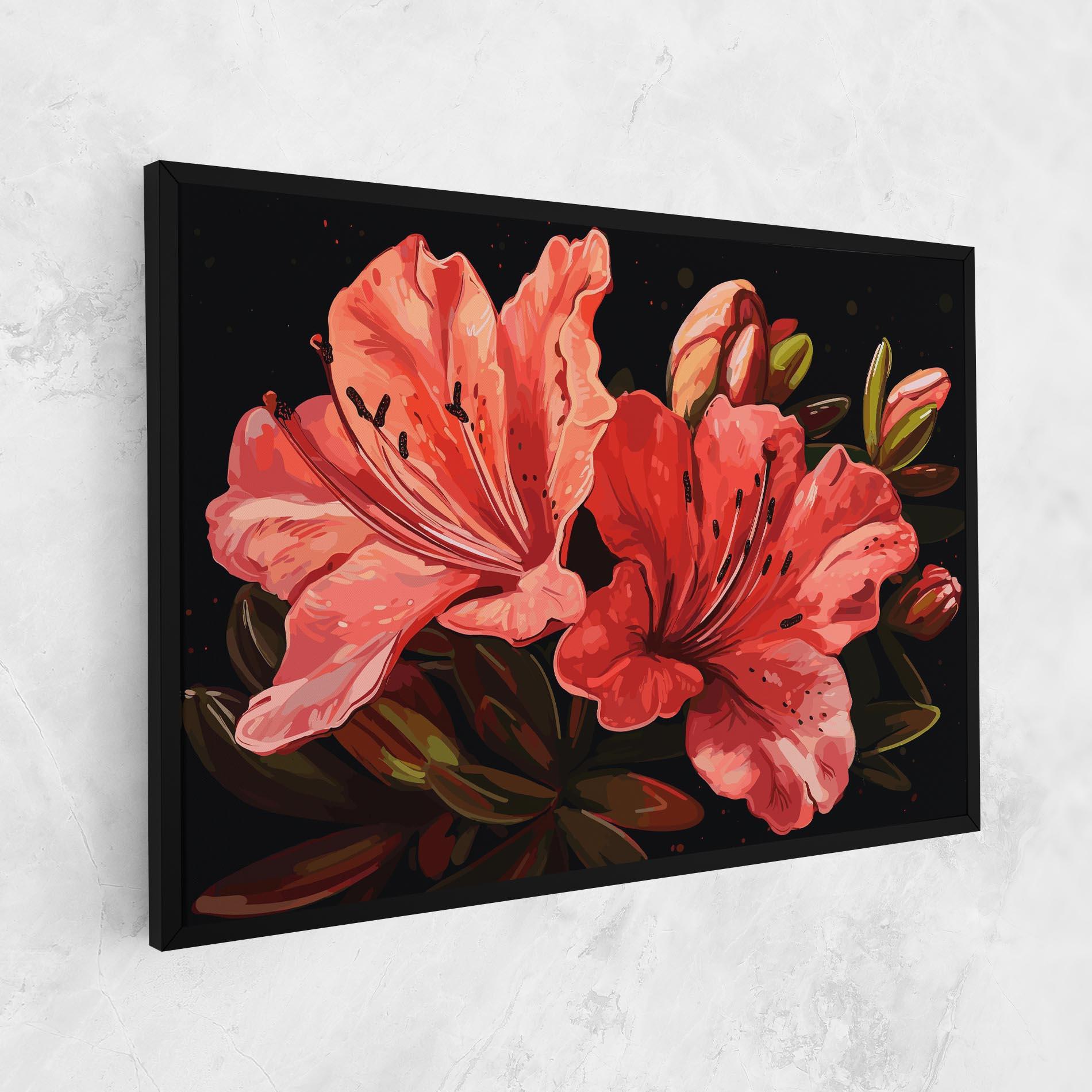 Leinwandbild Art Exotic Flower mockup 1