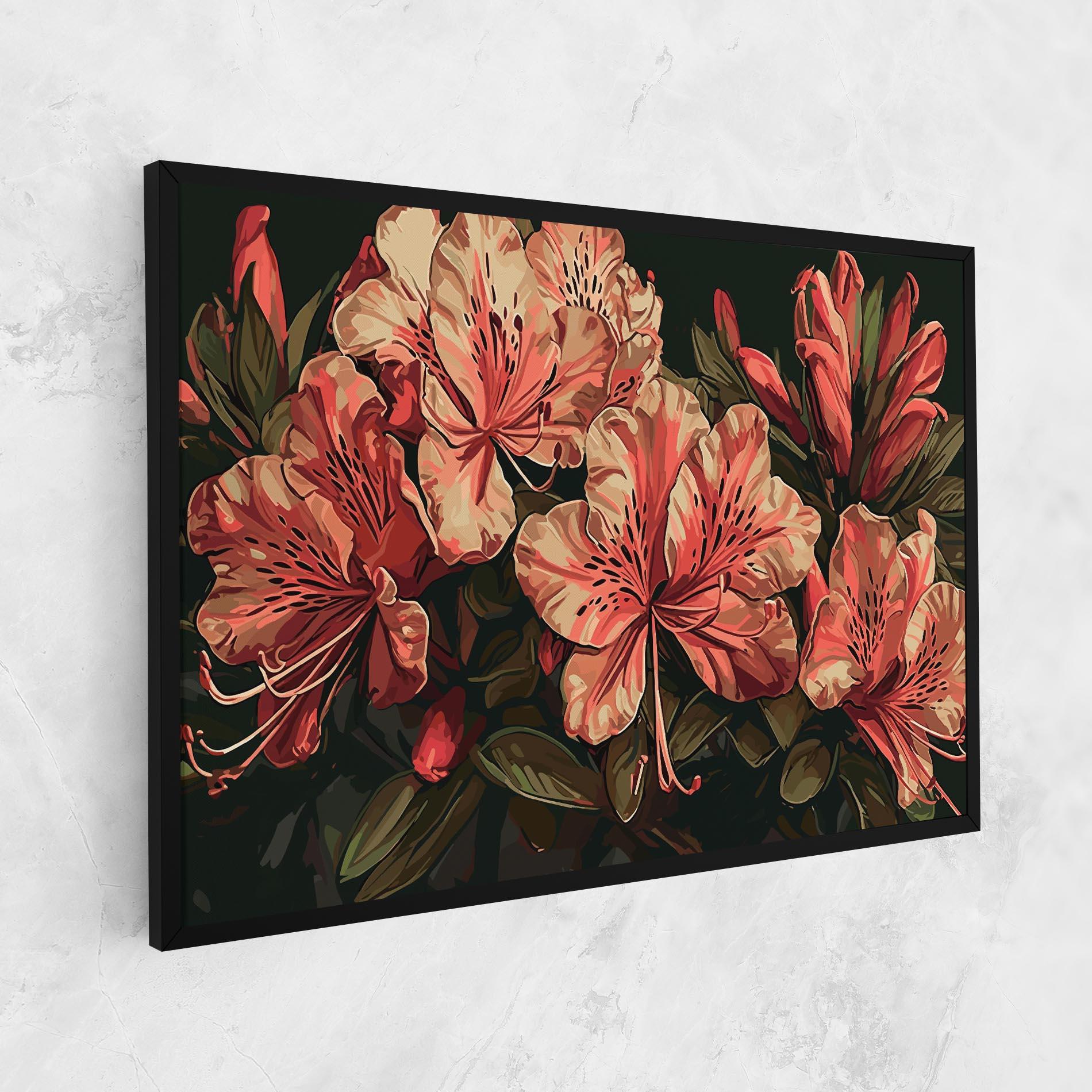 Leinwandbild Cream Exotic Art mockup 1