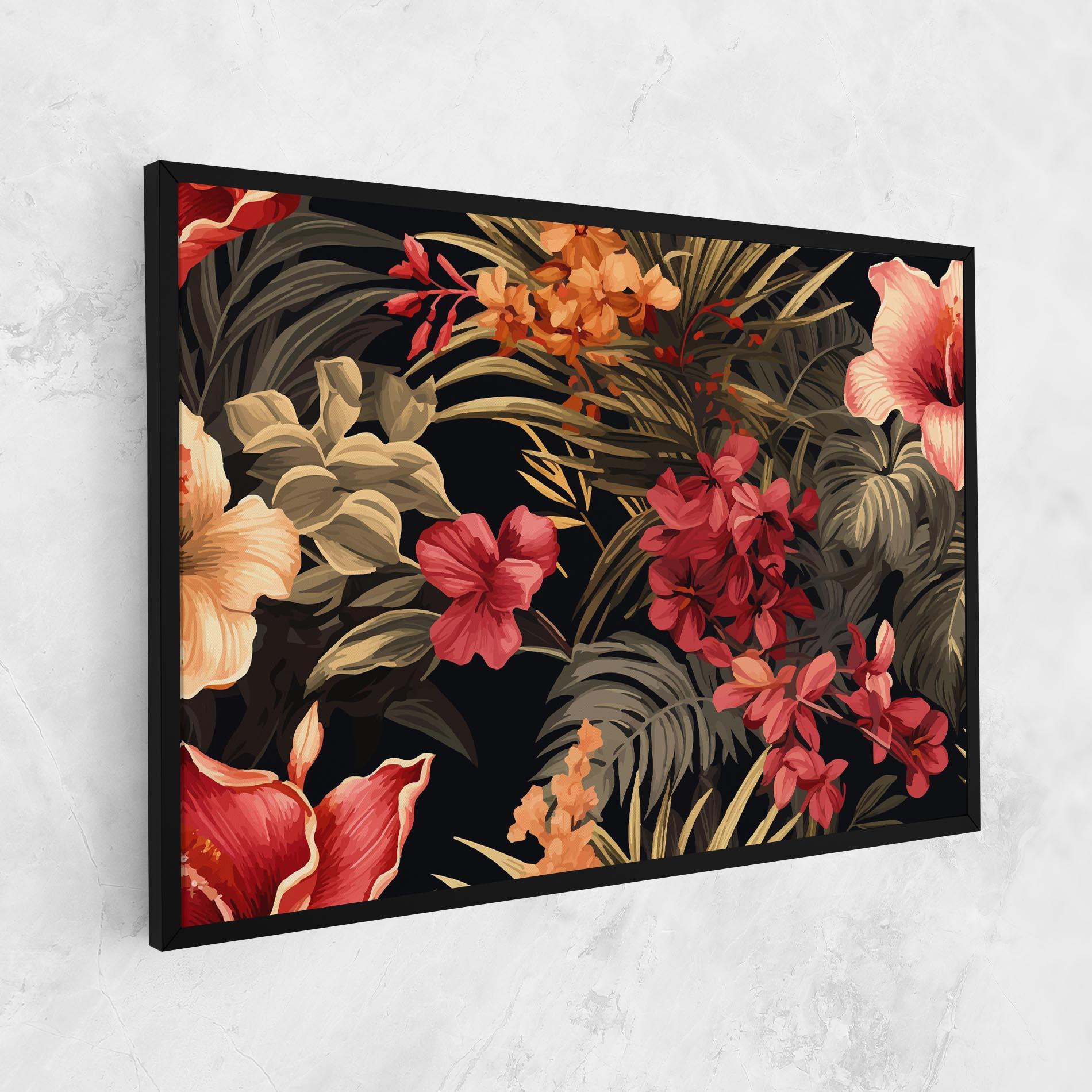 Leinwandbild Exotic Flower Plant mockup 1