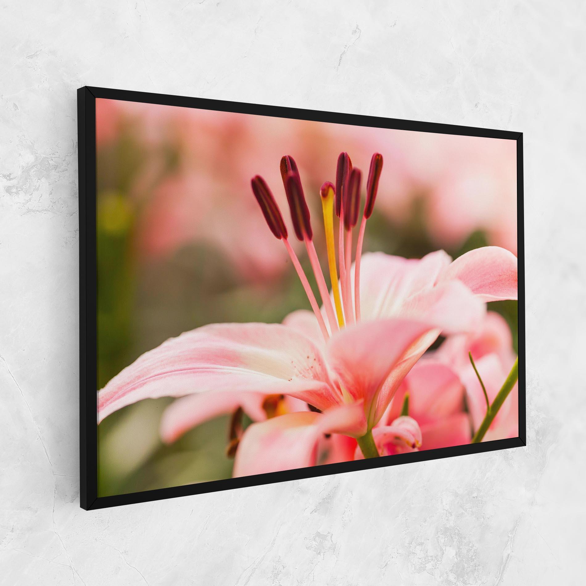 Leinwandbild Flower mockup 1