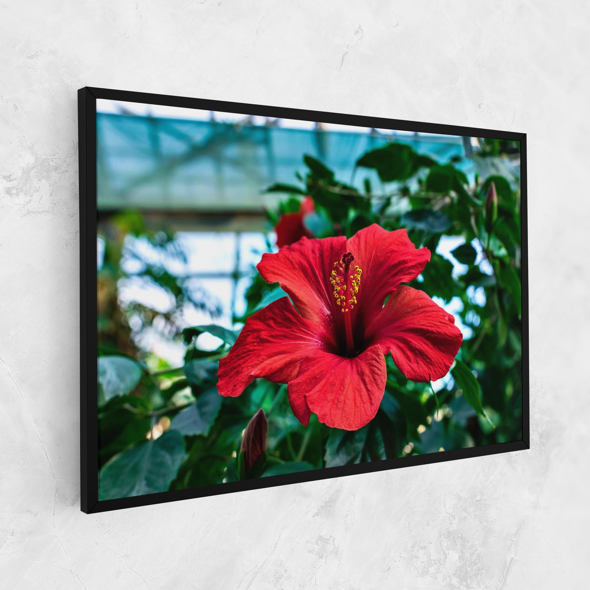 Leinwandbild Red Exotic Plant mockup 1