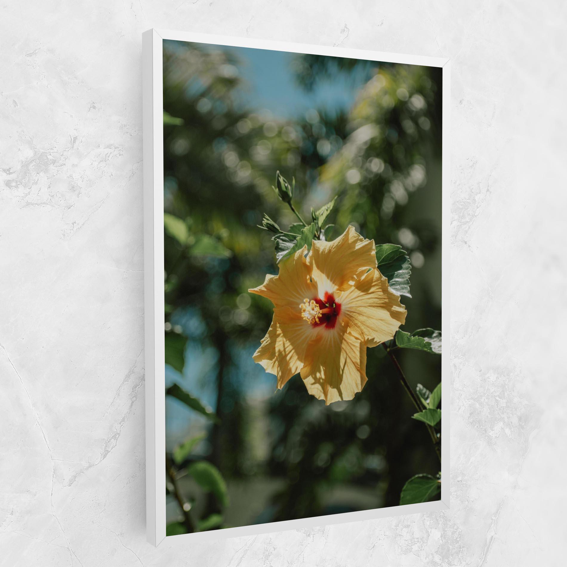 Leinwandbild Yellow Pretty Exotic mockup 1
