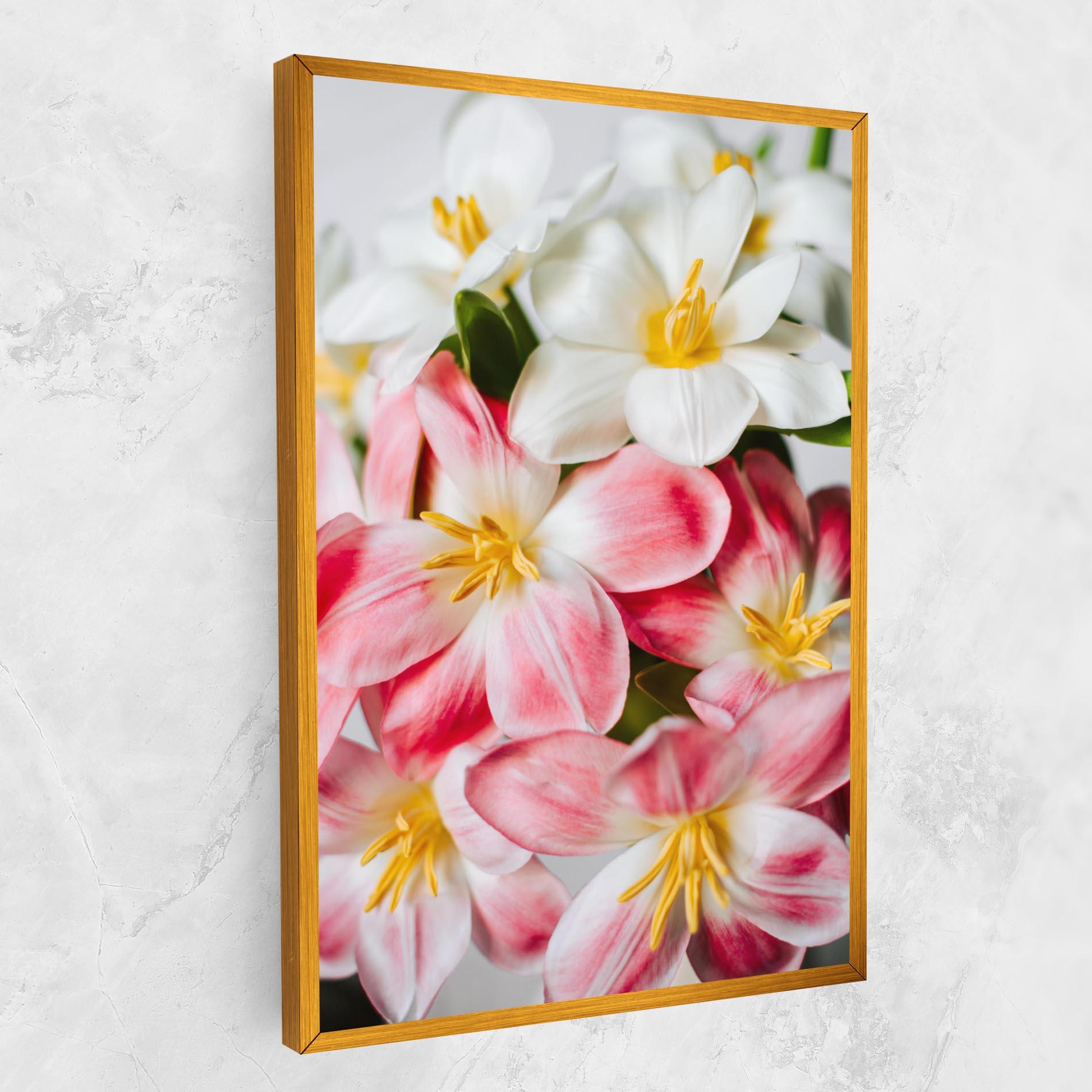 Leinwandbild Beautiful Exotic Flower mockup 1