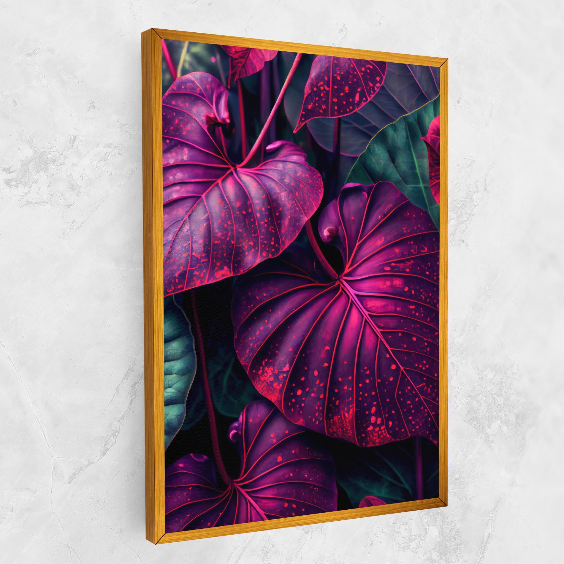 Leinwandbild Big Purple Exotic mockup 1