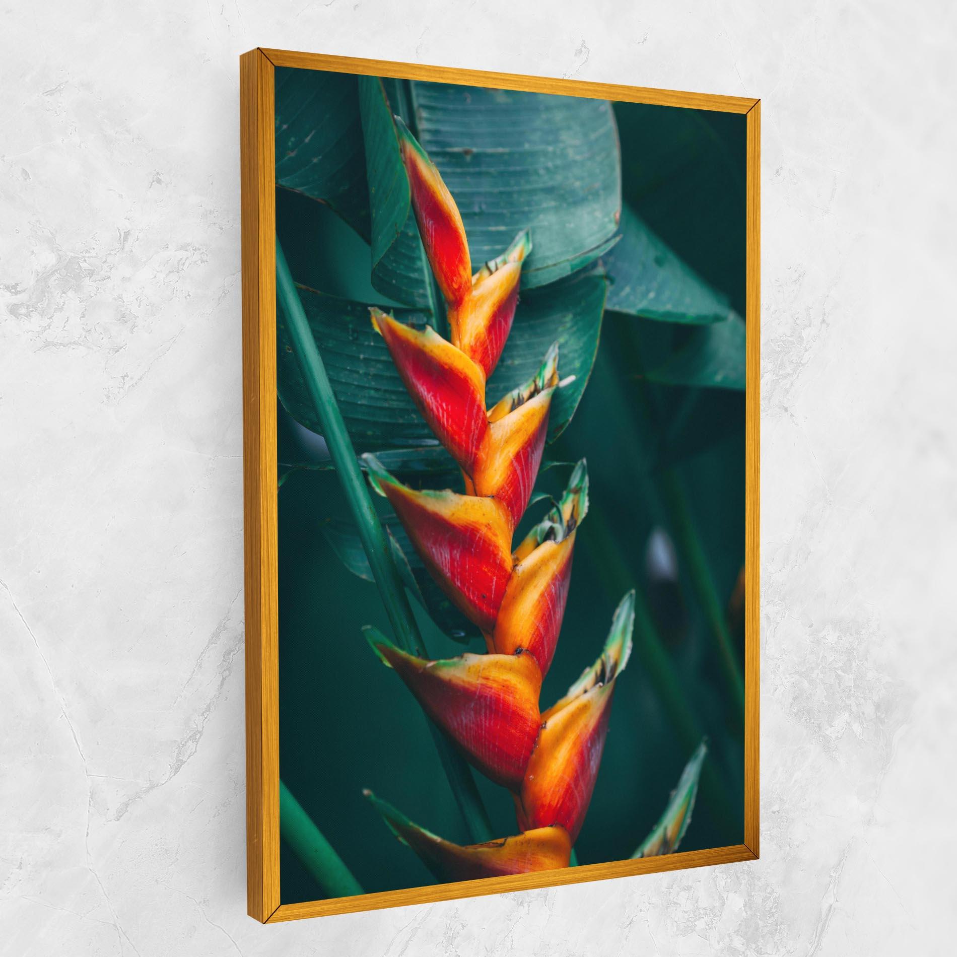 Leinwandbild Red Orange Exotic mockup 1