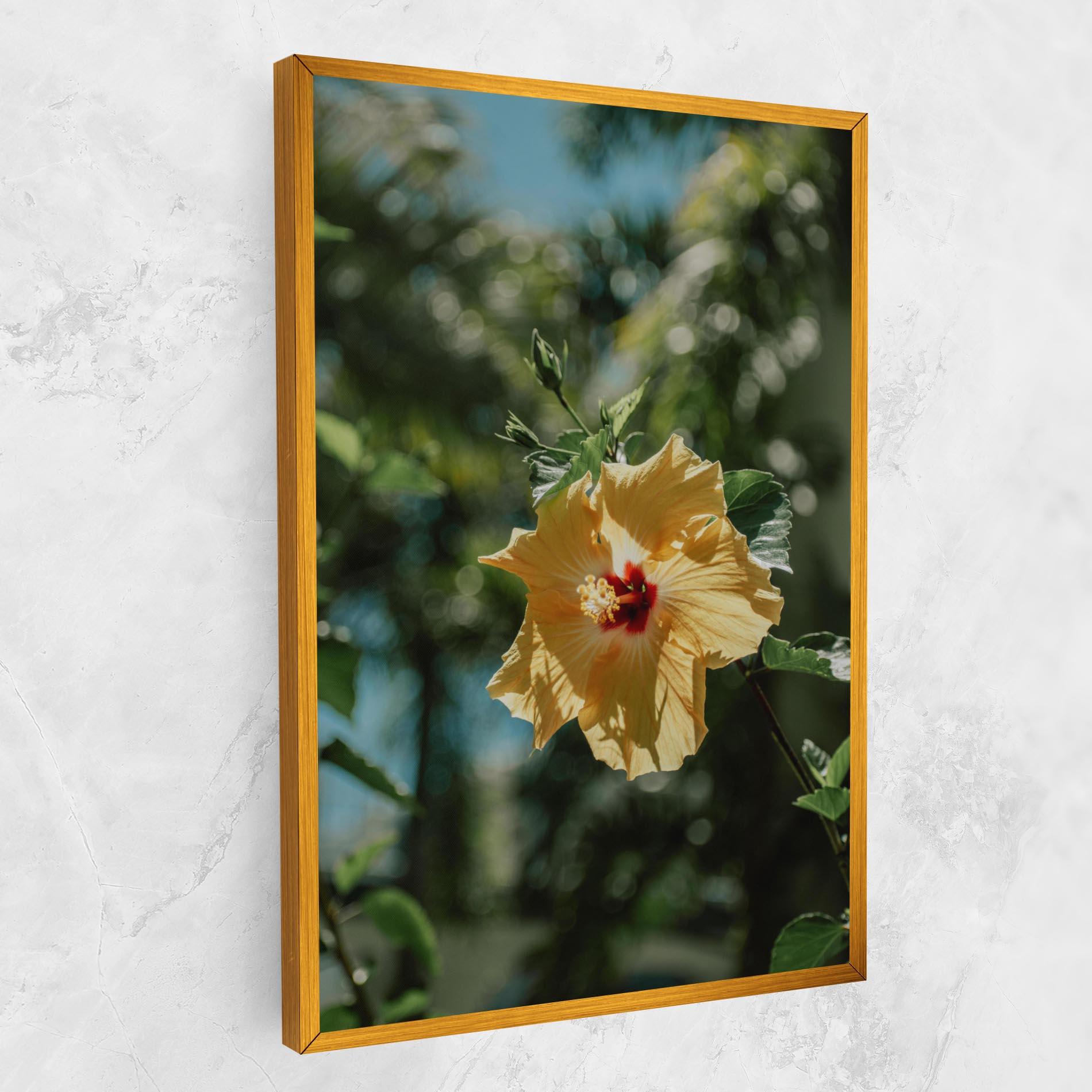 Leinwandbild Yellow Pretty Exotic mockup 1