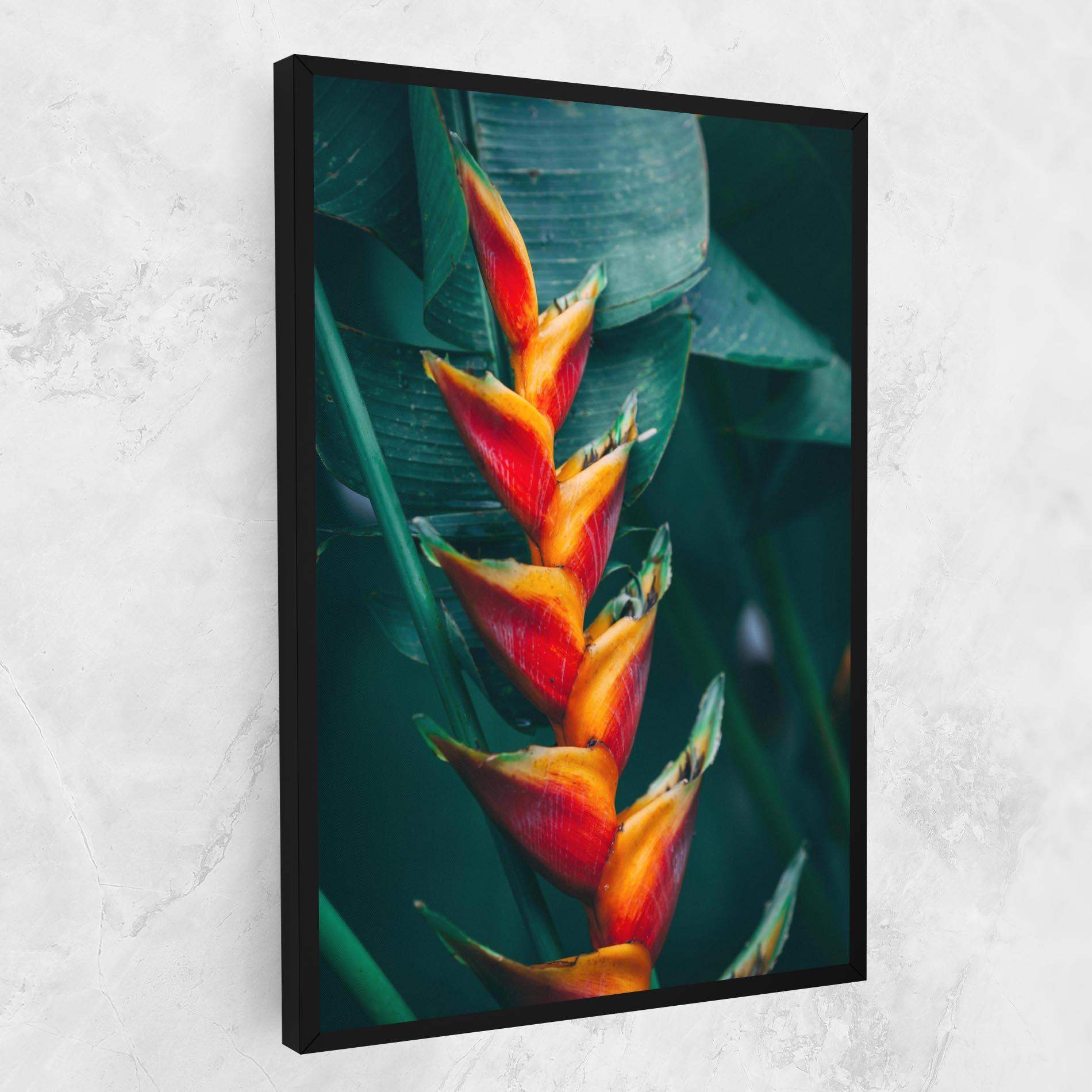 Leinwandbild Red Orange Exotic mockup 1