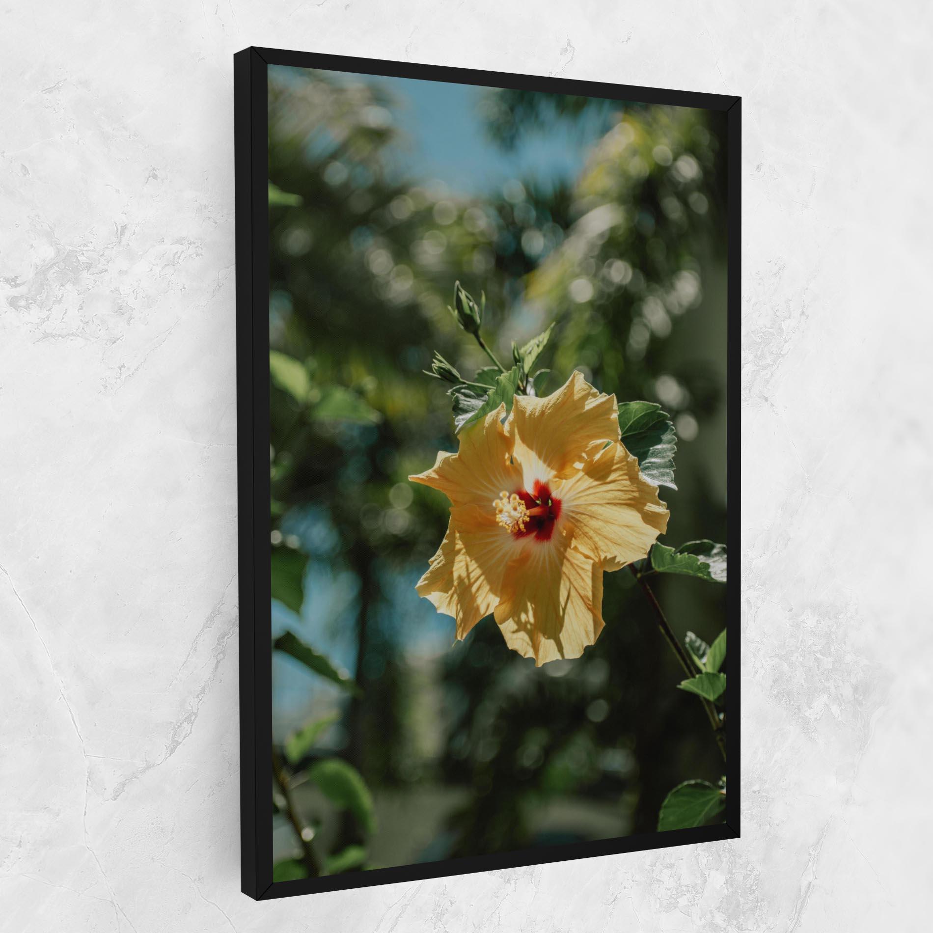 Leinwandbild Yellow Pretty Exotic mockup 1