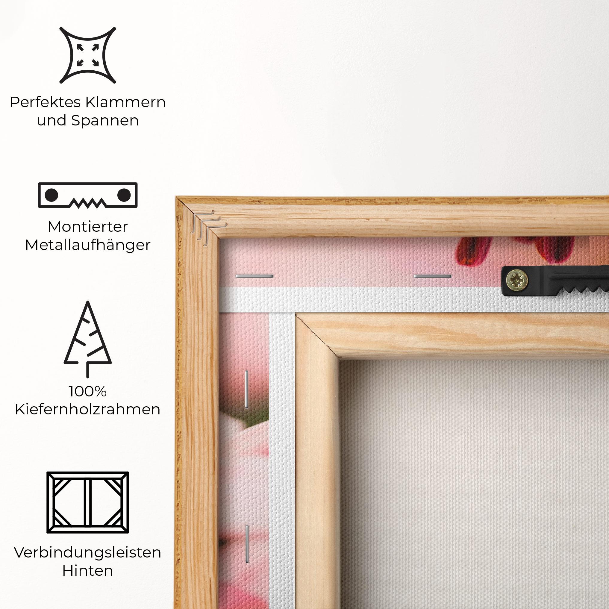 Leinwandbild Flower mockup 5