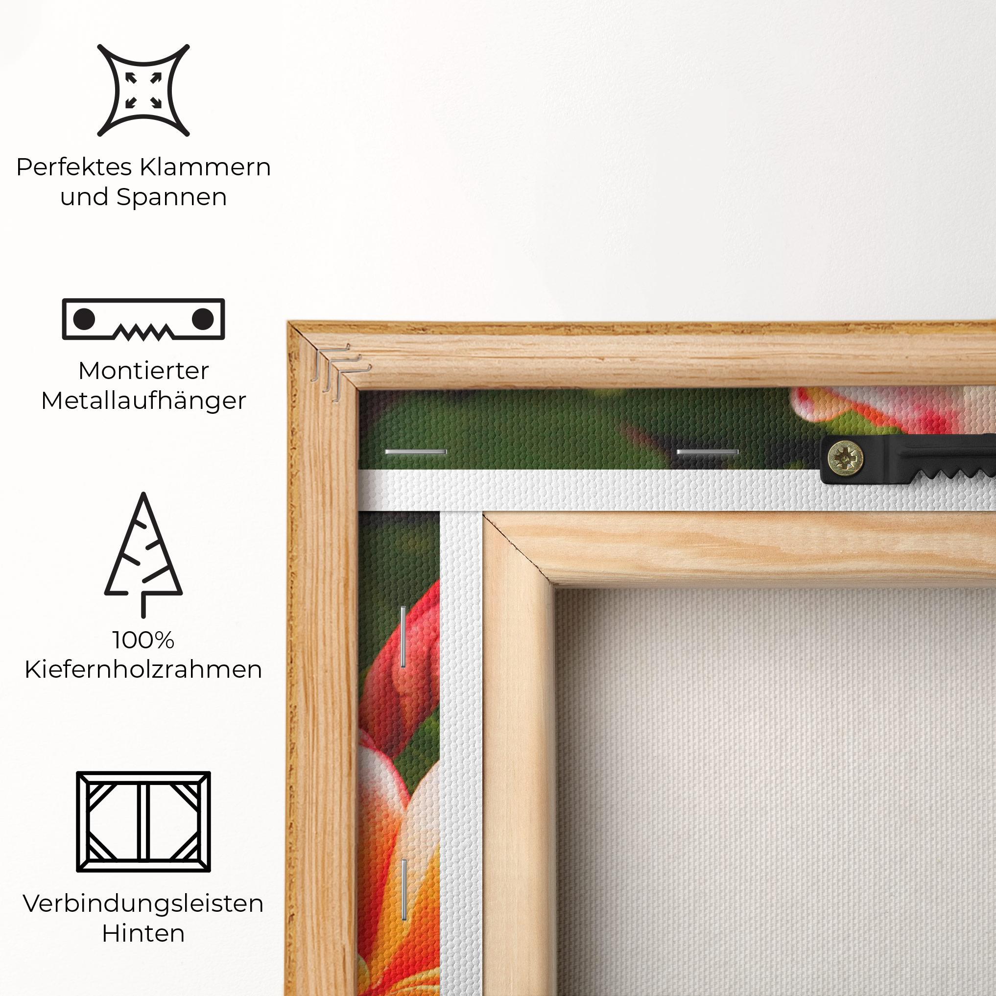 Leinwandbild Pretty Plumeria mockup 5