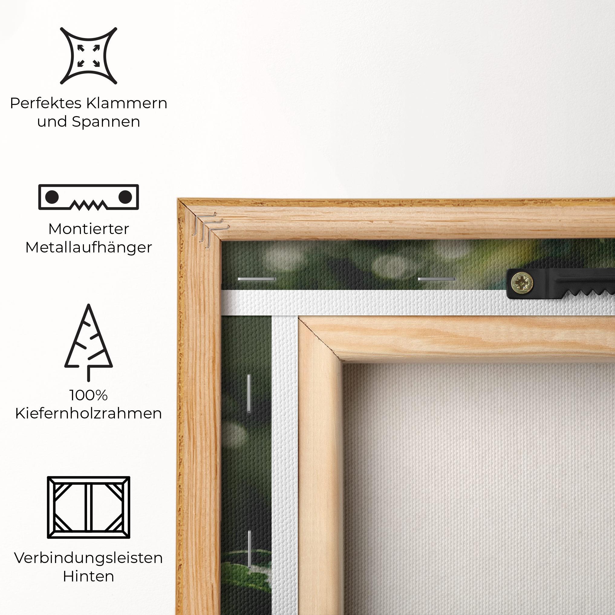 Leinwandbild Yellow Pretty Exotic mockup 5