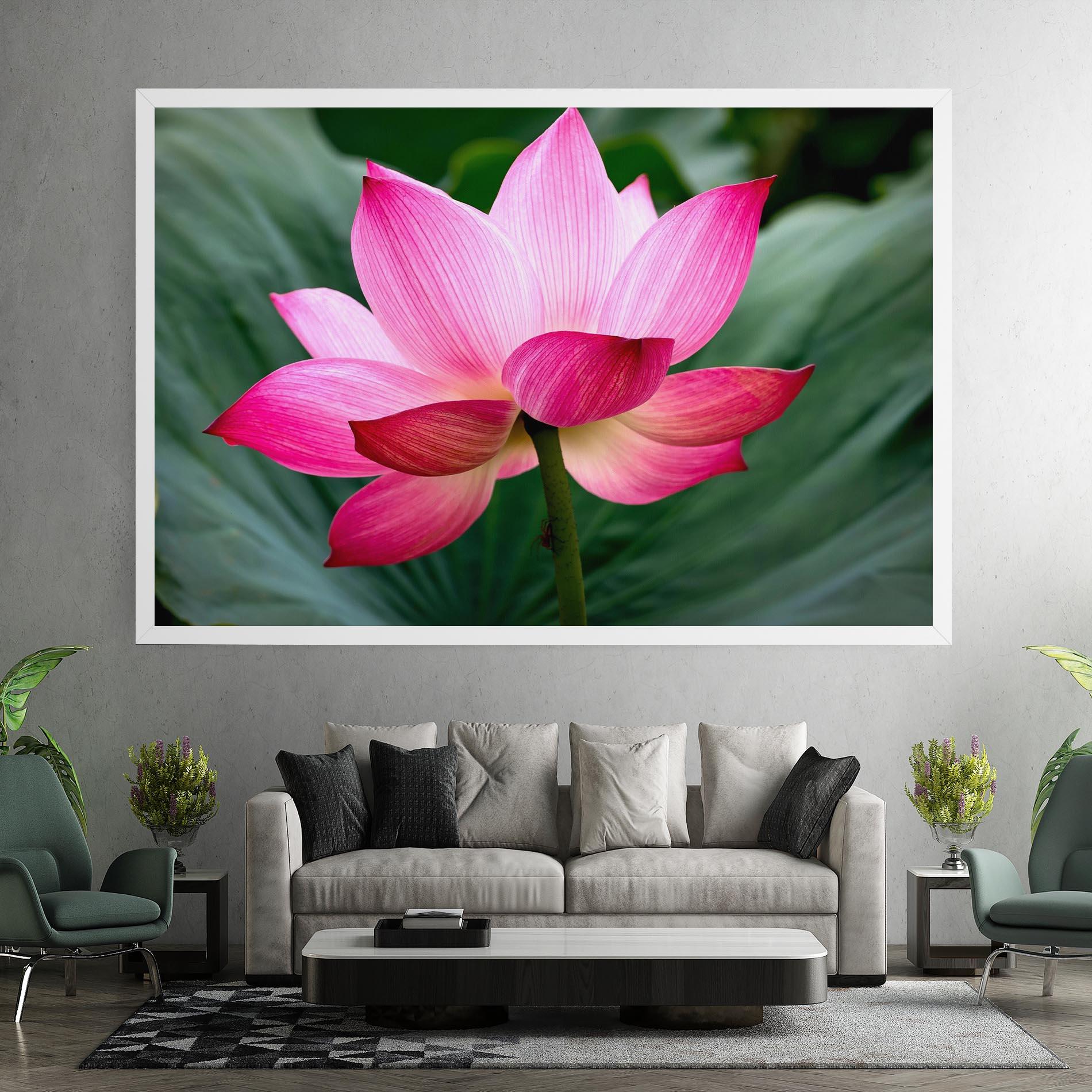 Leinwandbild Beautiful Pink Exotic mockup 7