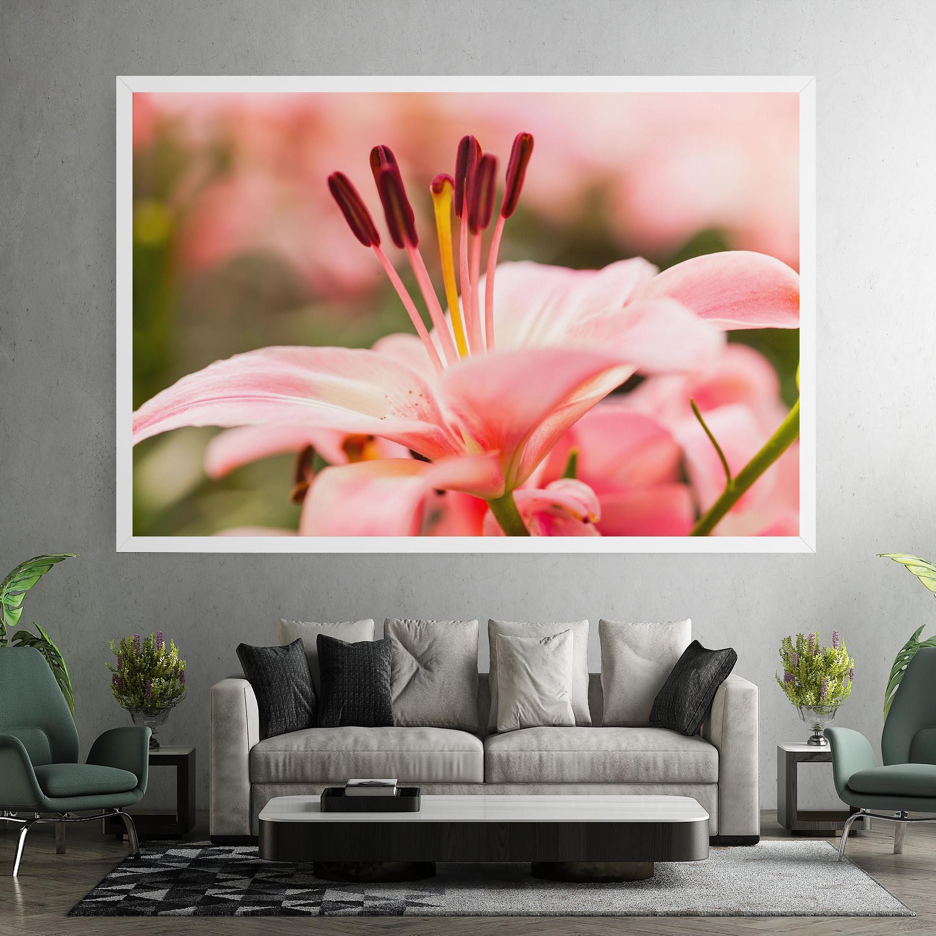 Leinwandbild Flower mockup 7