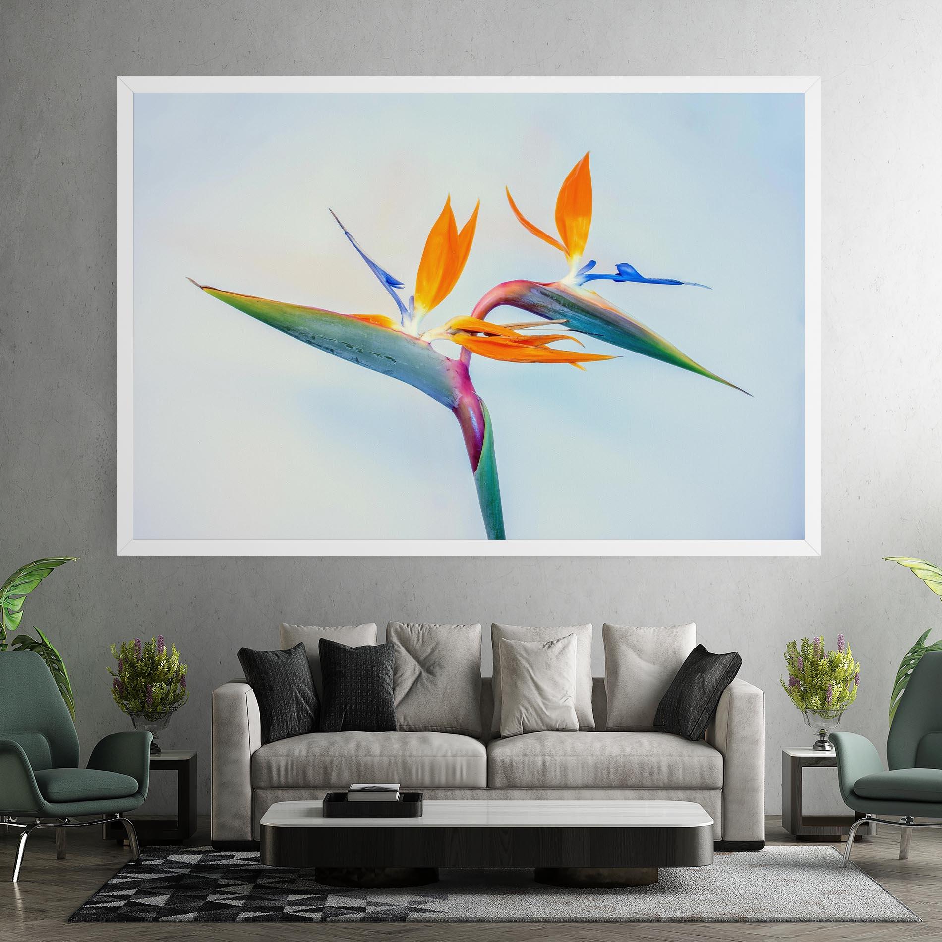 Leinwandbild Green Orange Exotic mockup 7