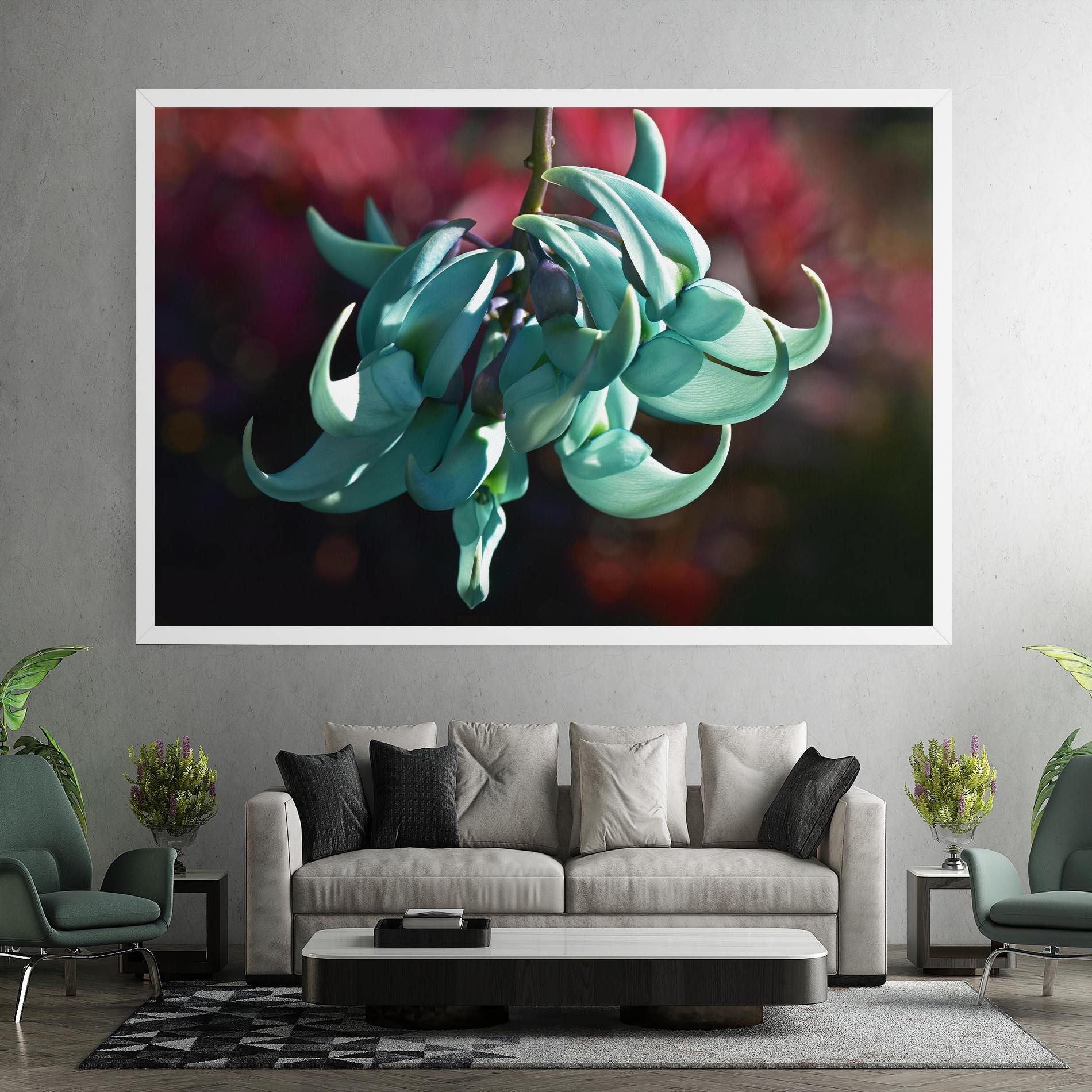 Leinwandbild Pastel Green Plant mockup 7