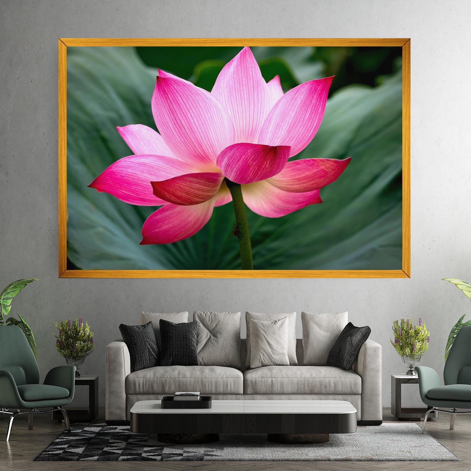 Leinwandbild Beautiful Pink Exotic mockup 7