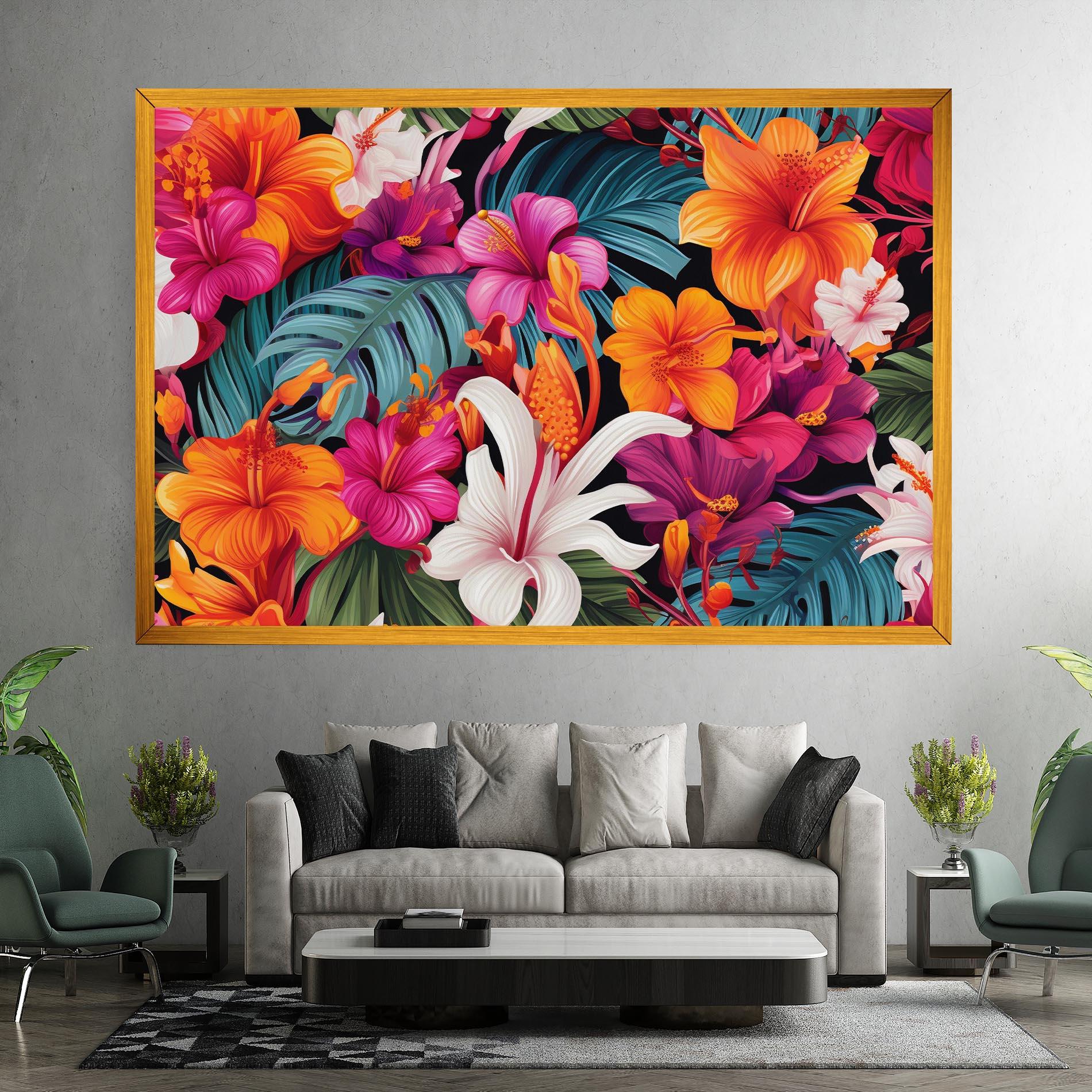 Leinwandbild Exotic Patern mockup 7