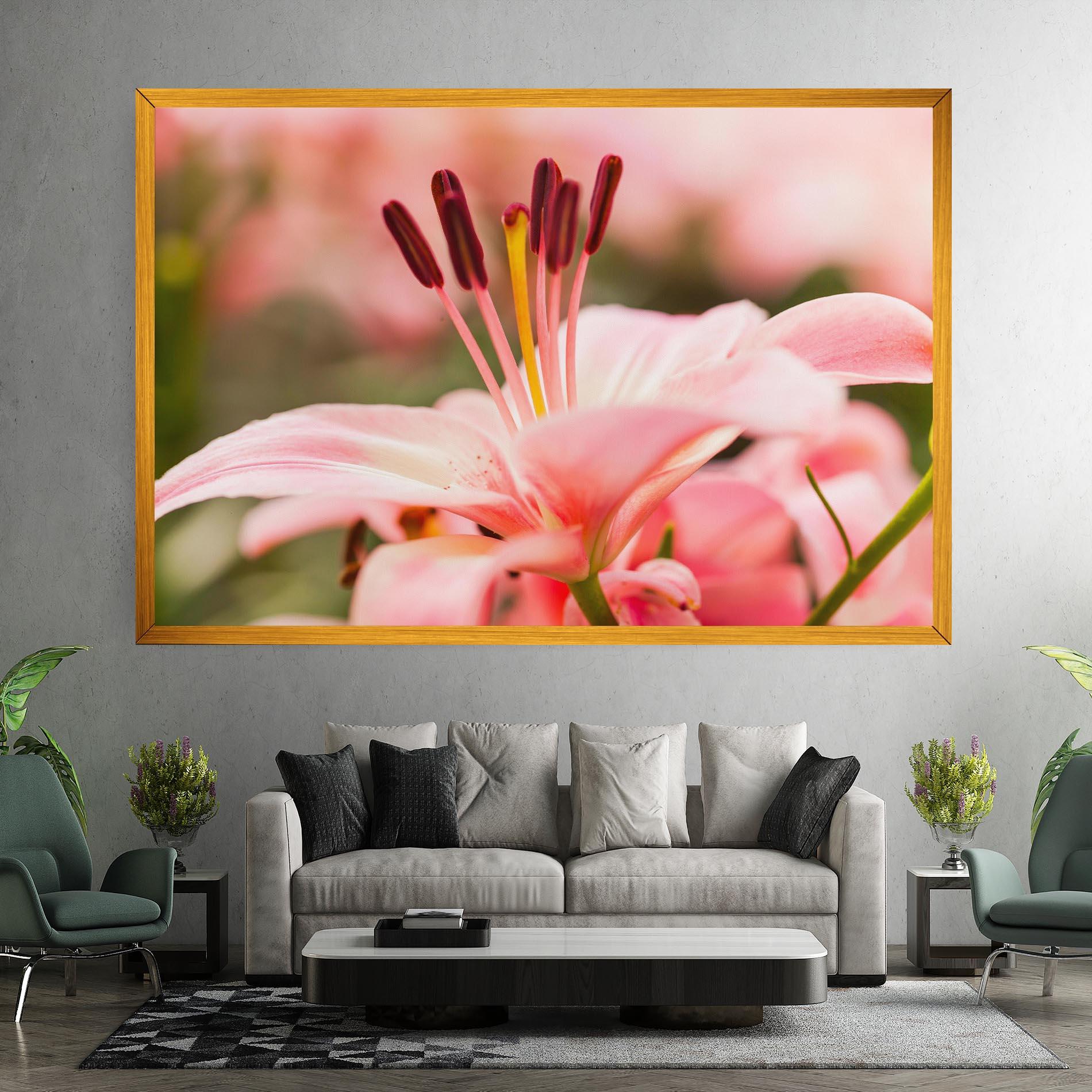 Leinwandbild Flower mockup 7