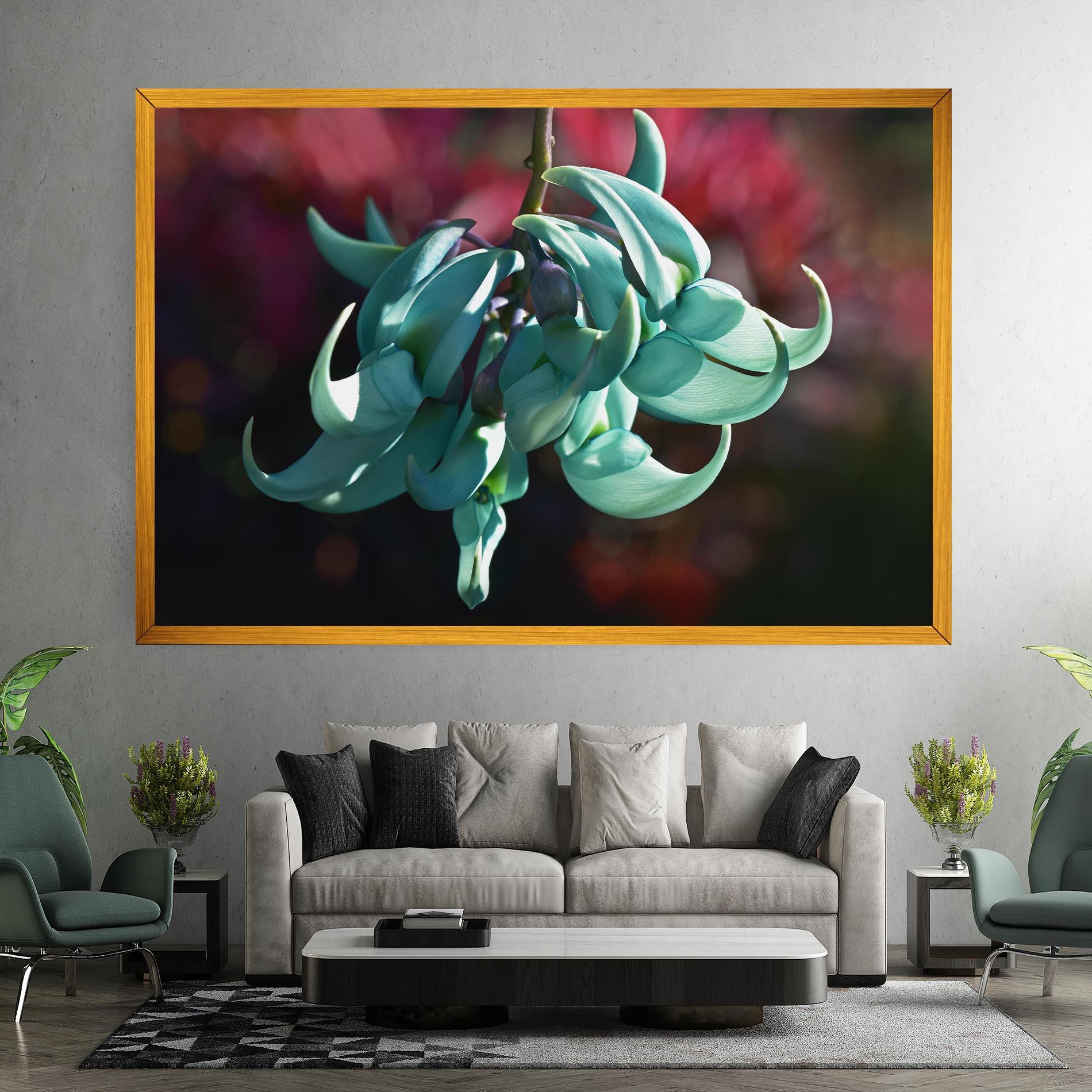 Leinwandbild Pastel Green Plant mockup 7