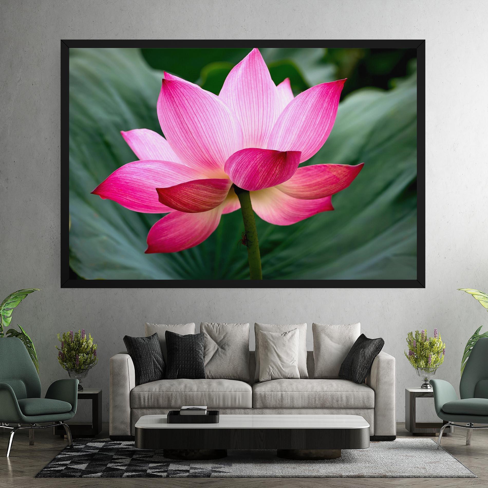 Leinwandbild Beautiful Pink Exotic mockup 7