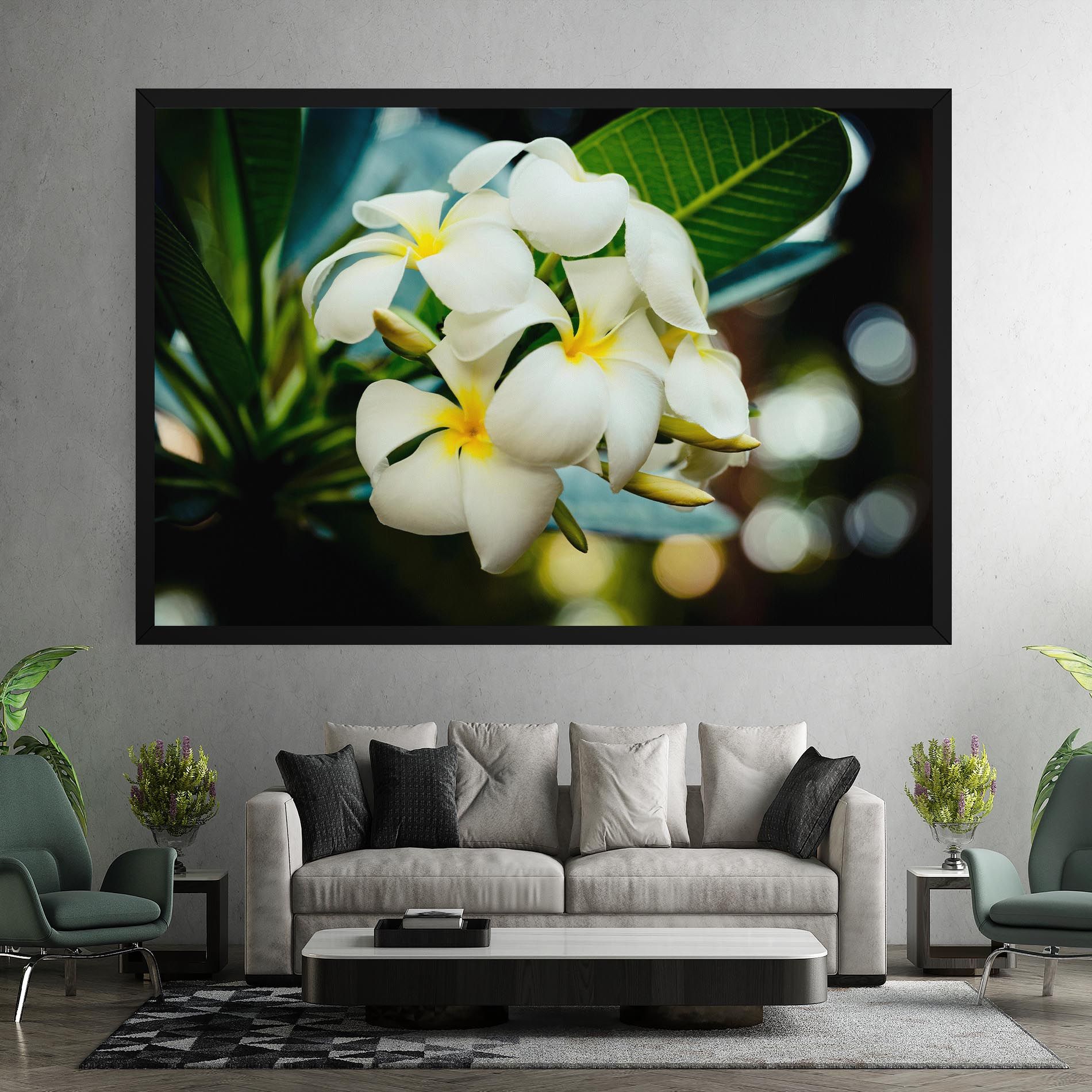 Beautiful White Exotic mockup 7