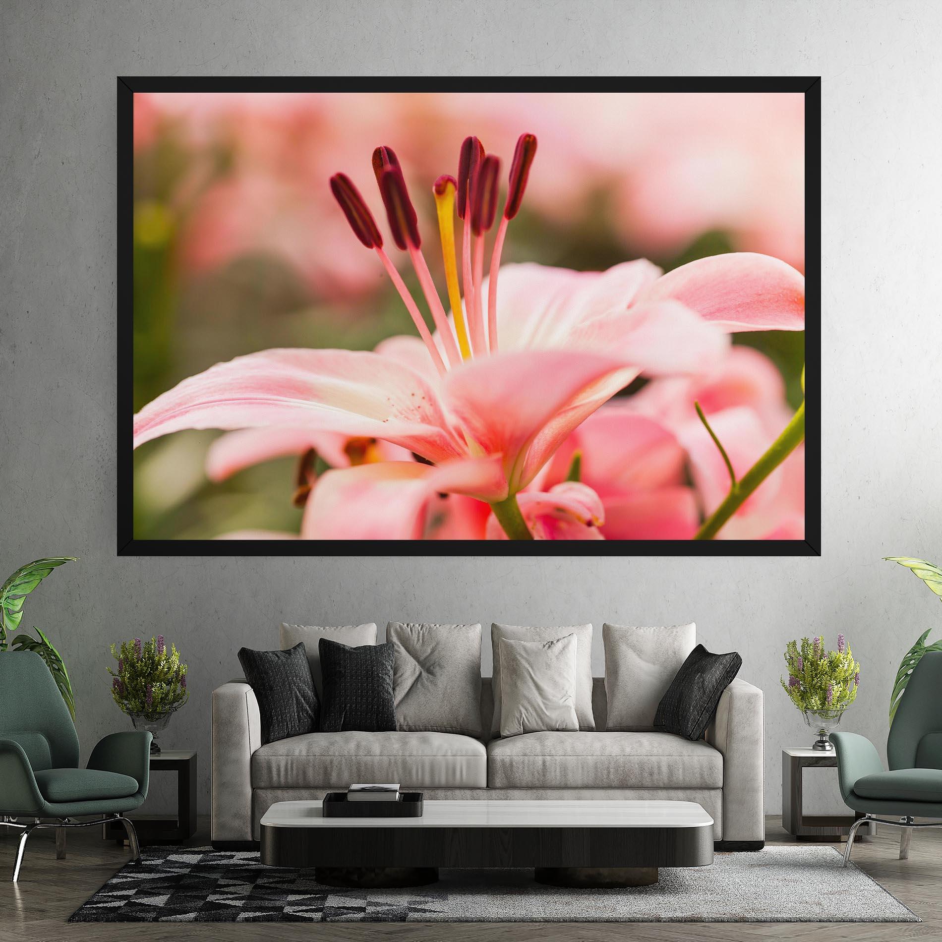 Leinwandbild Flower mockup 7