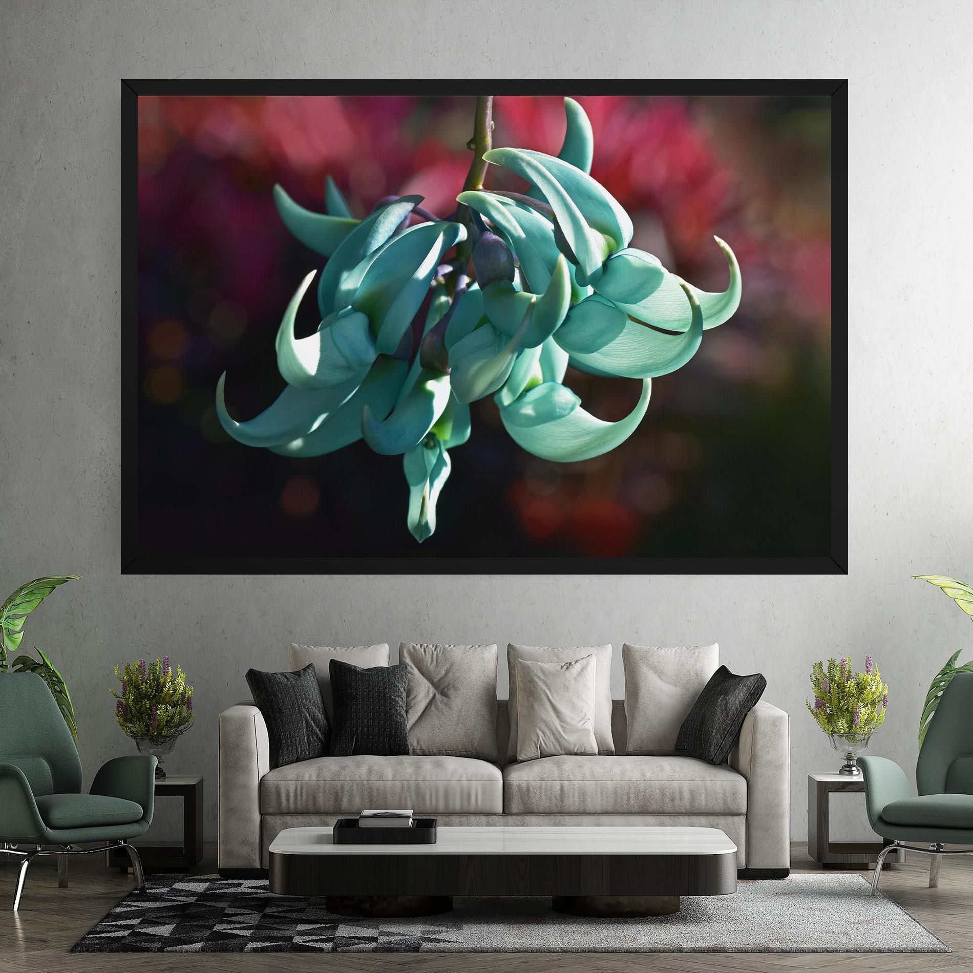 Leinwandbild Pastel Green Plant mockup 7