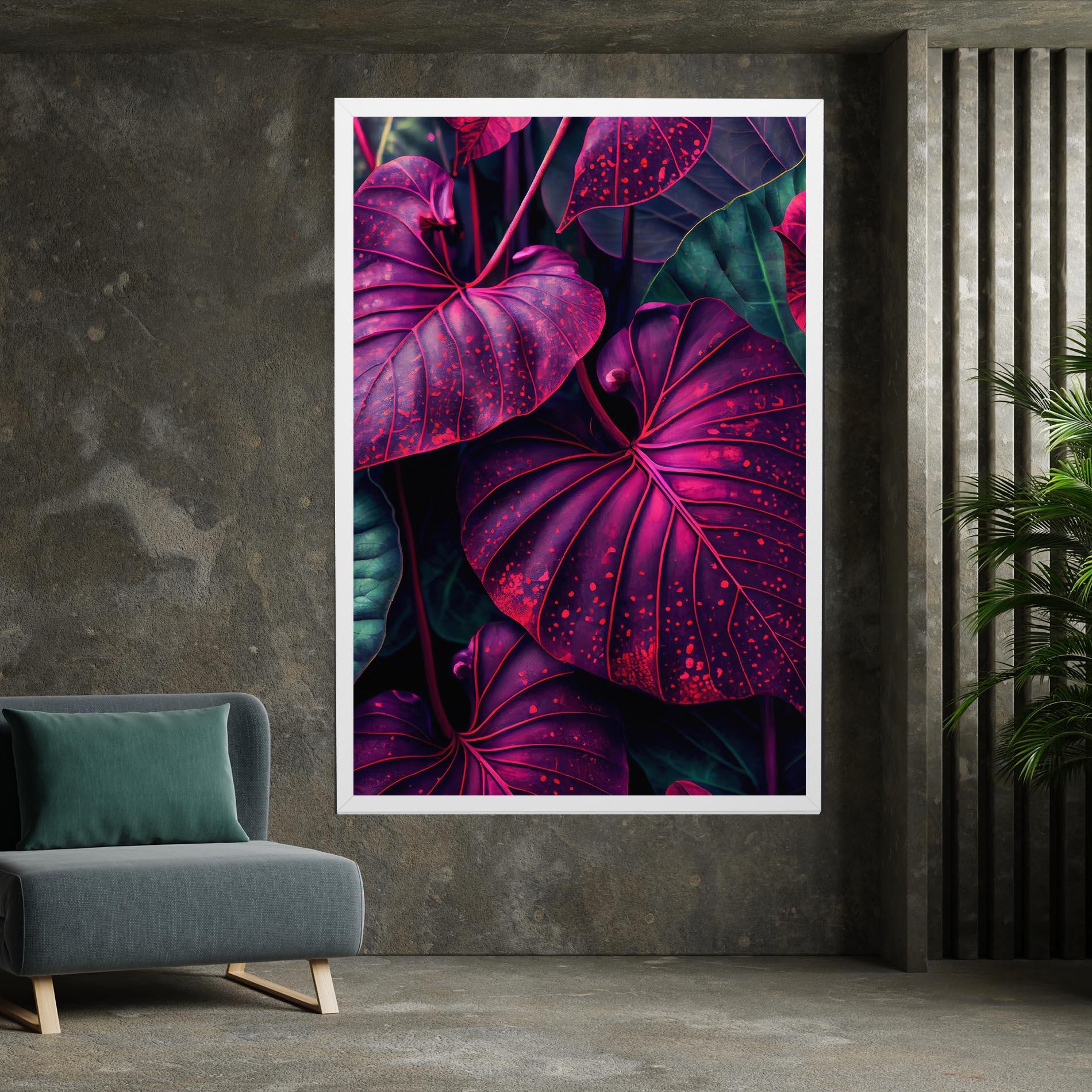 Leinwandbild Big Purple Exotic mockup 7