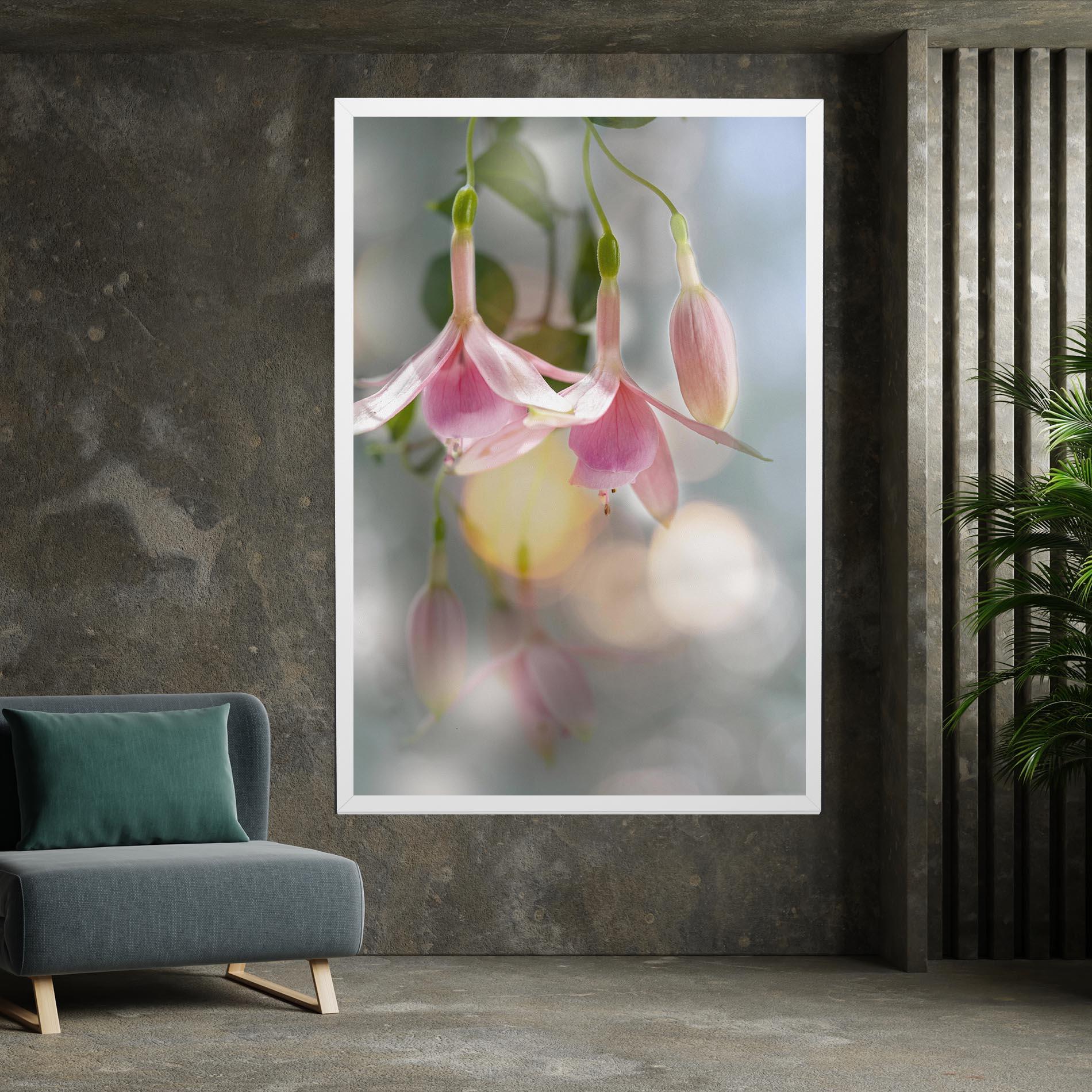 Leinwandbild Dreamy Pink Exotic mockup 7