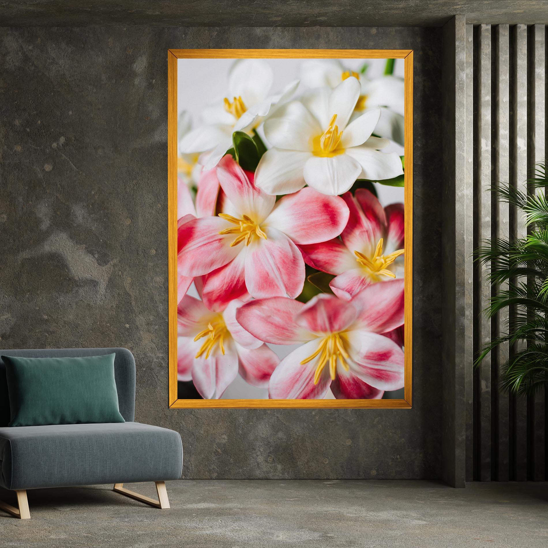Leinwandbild Beautiful Exotic Flower mockup 7
