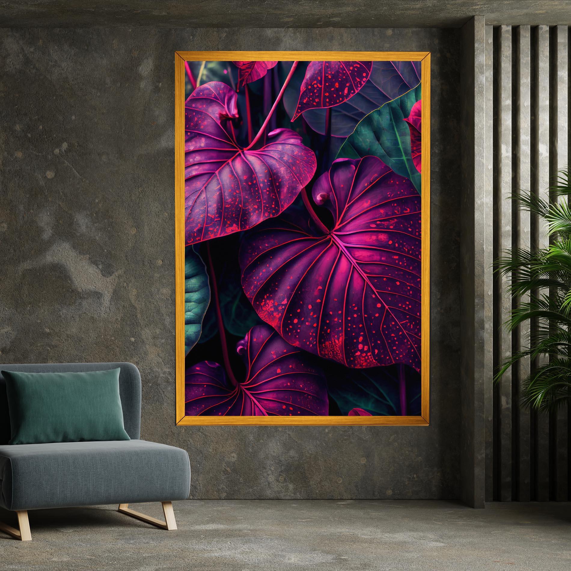 Leinwandbild Big Purple Exotic mockup 7
