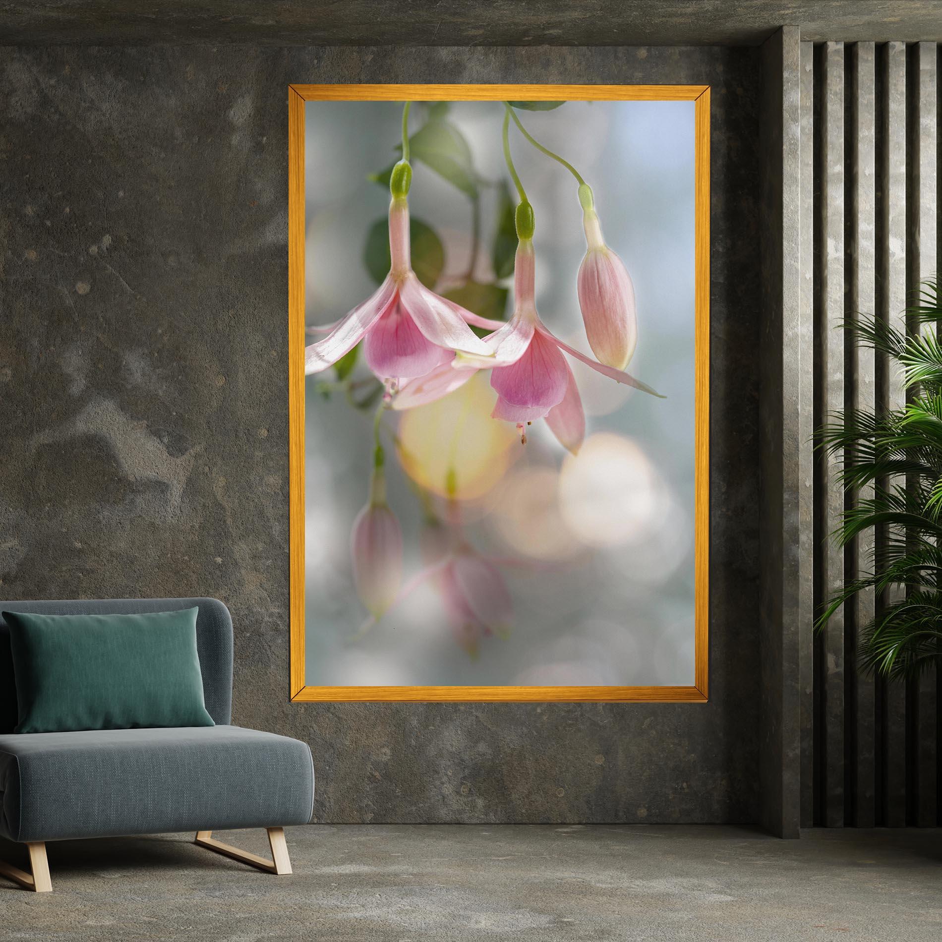 Leinwandbild Dreamy Pink Exotic mockup 7