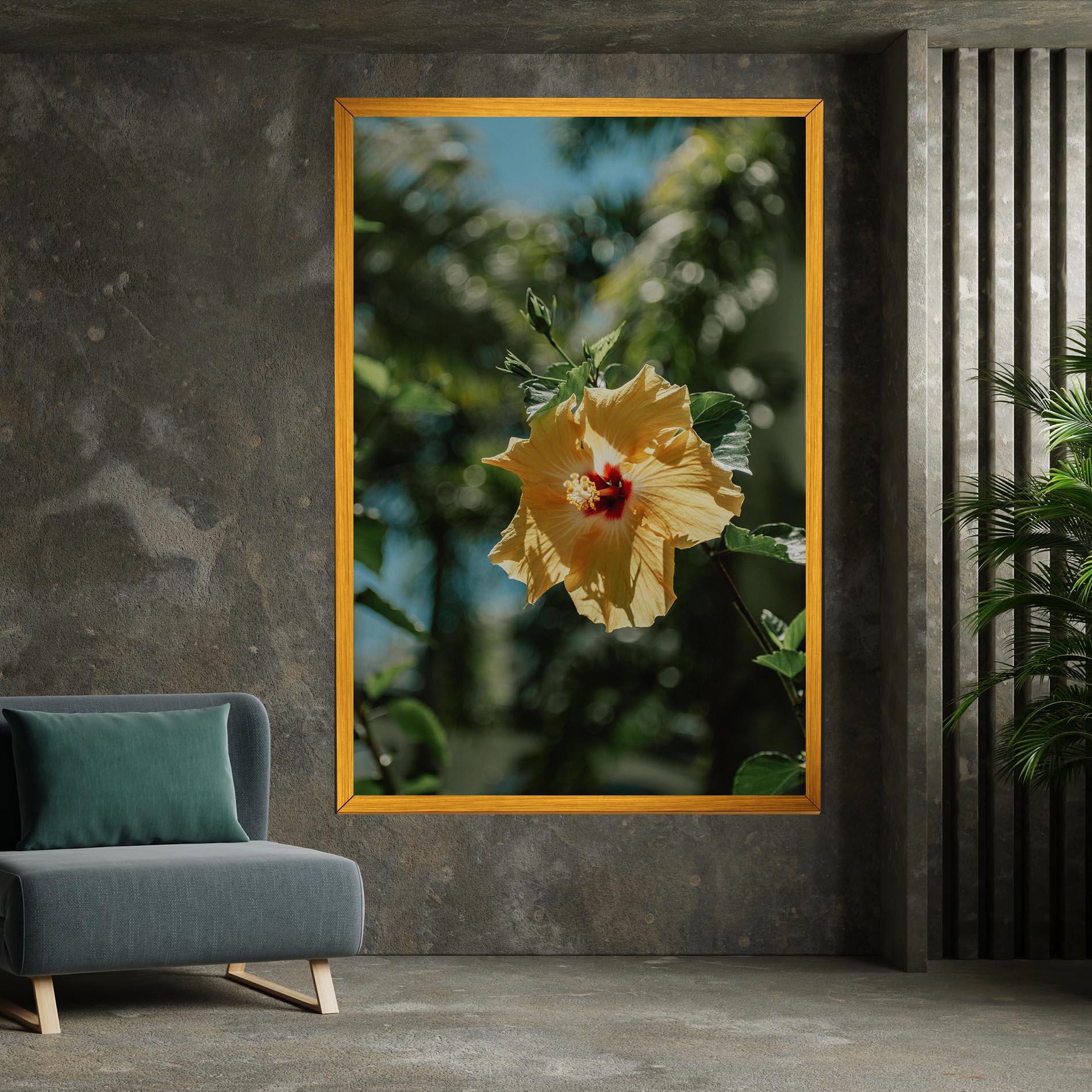Leinwandbild Yellow Pretty Exotic mockup 7