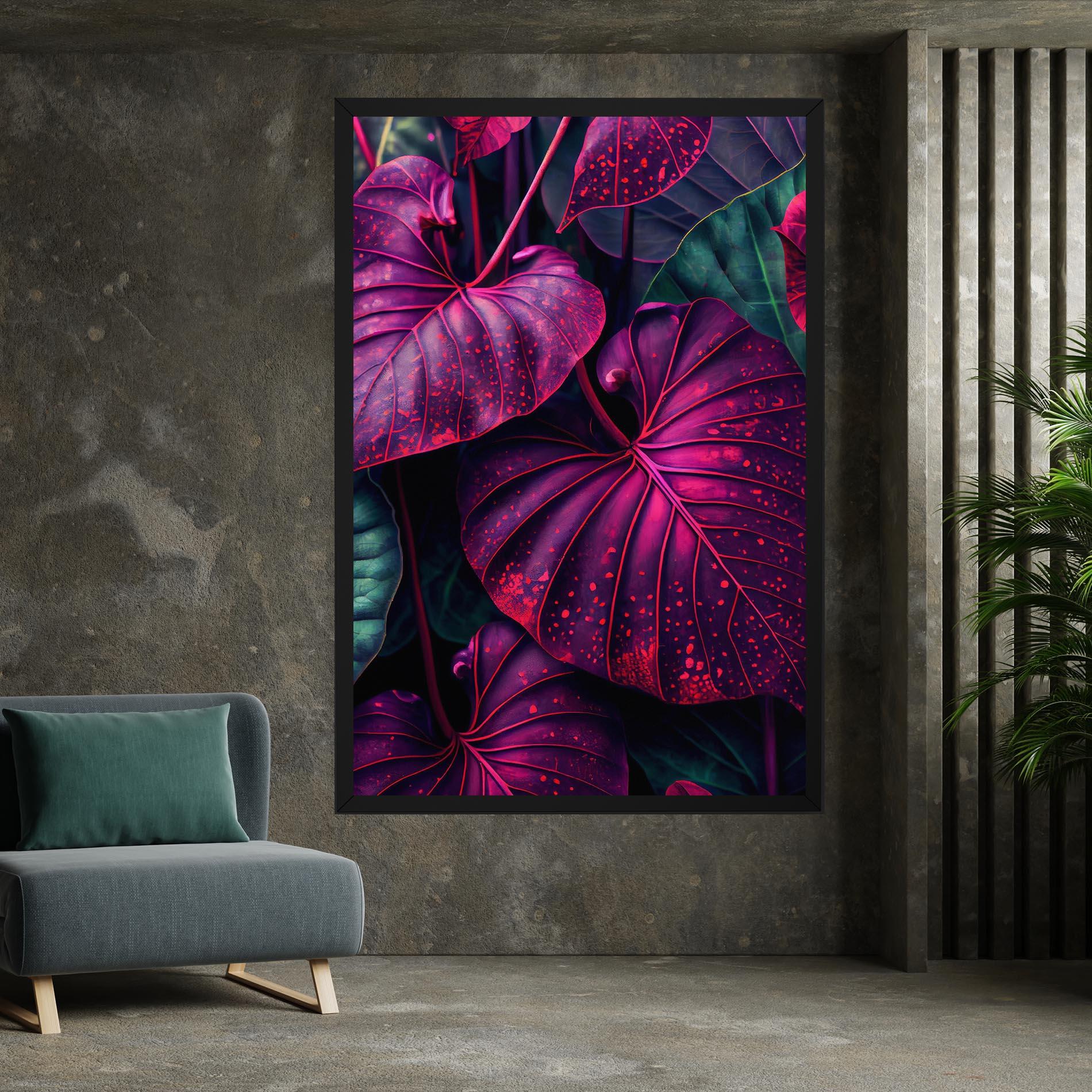 Leinwandbild Big Purple Exotic mockup 7