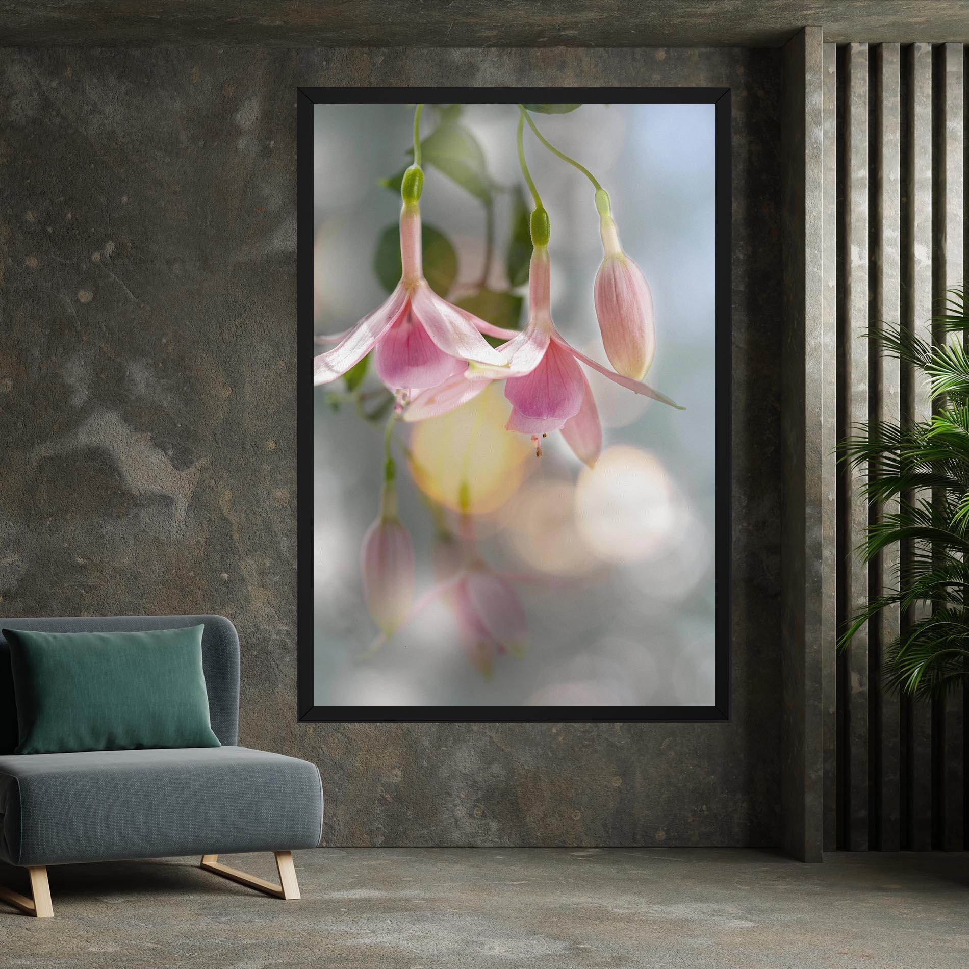 Leinwandbild Dreamy Pink Exotic mockup 7